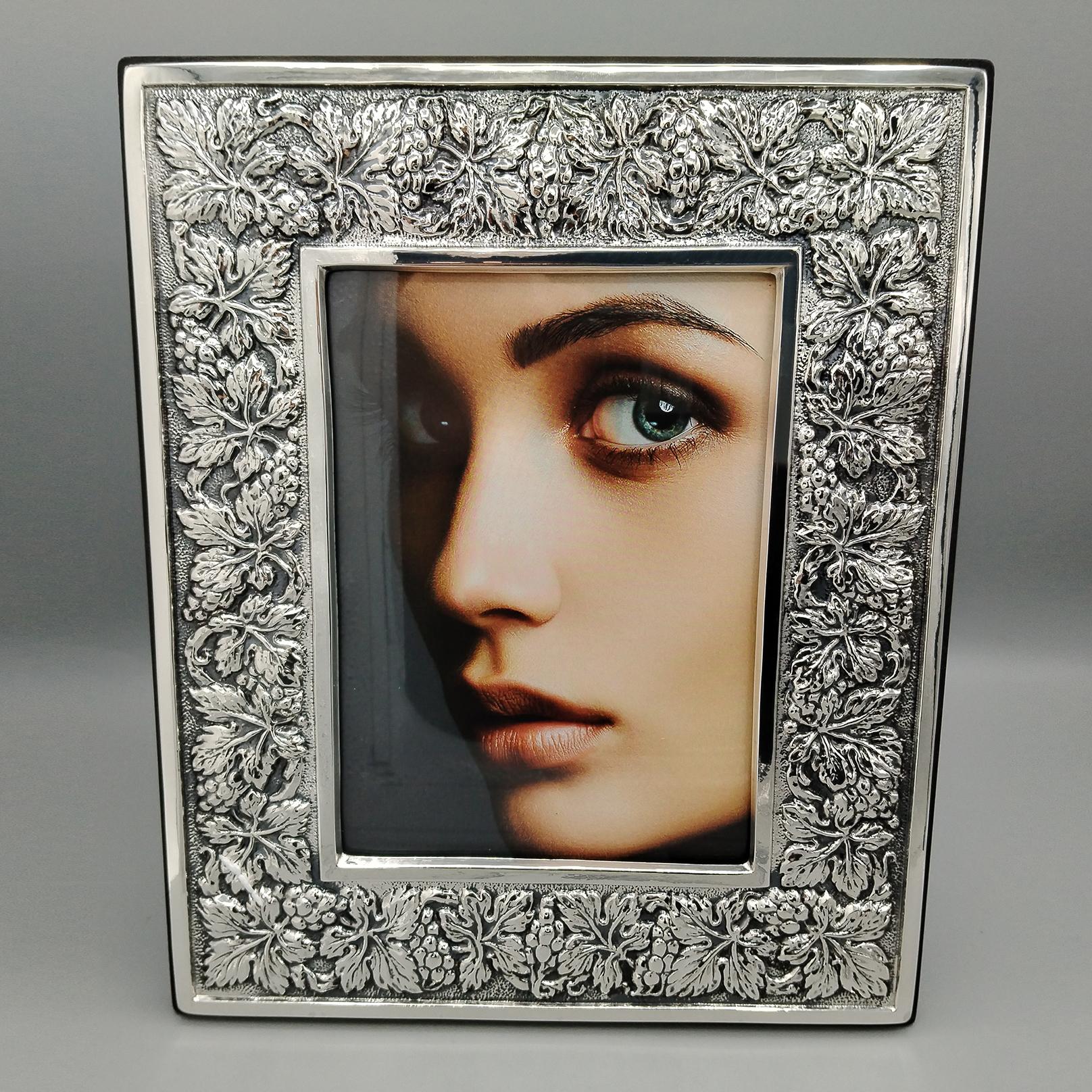 Cadre photo en argent sterling italien du 21e siècle en vente 1
