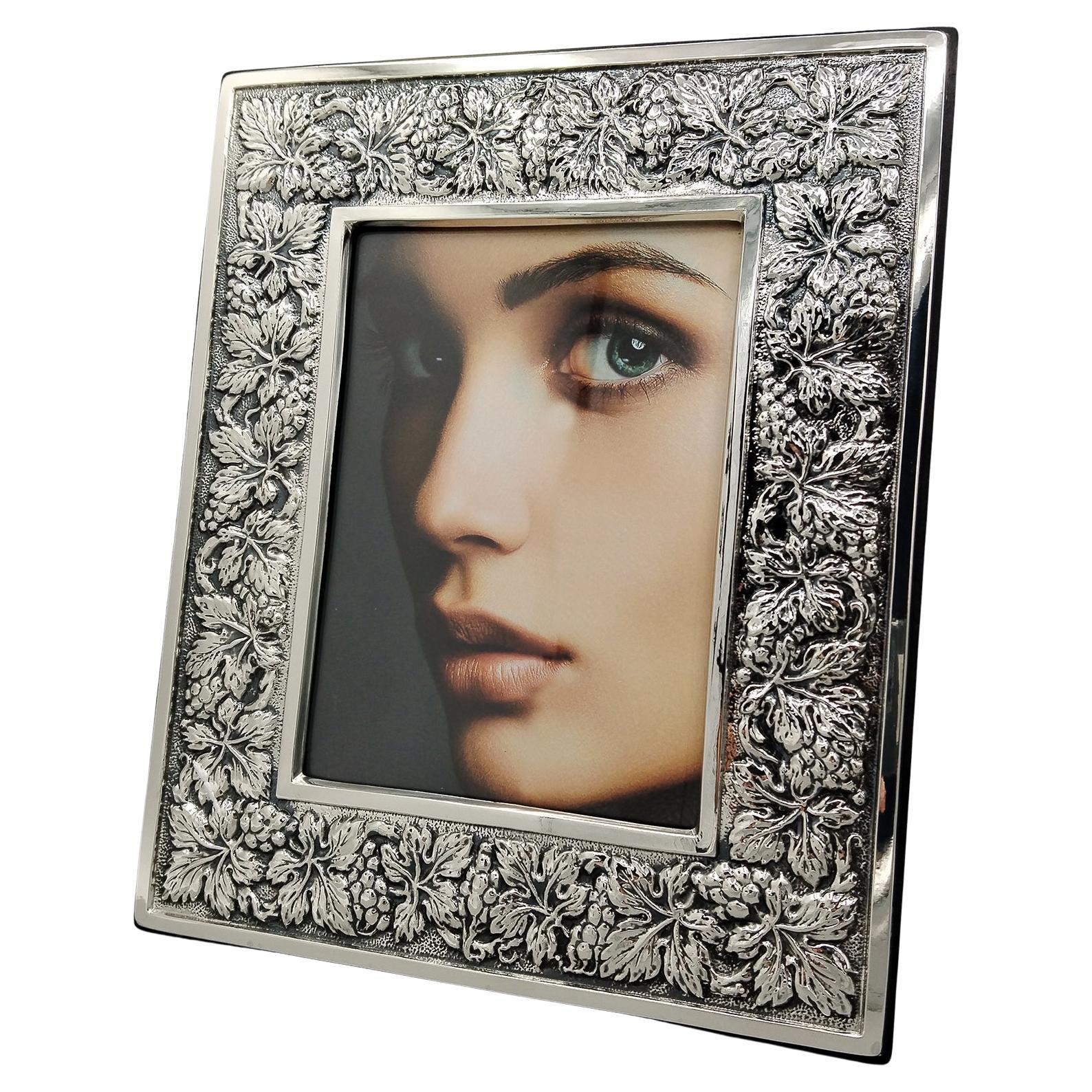 XXI Century Italian Sterling Silver Photo Frame