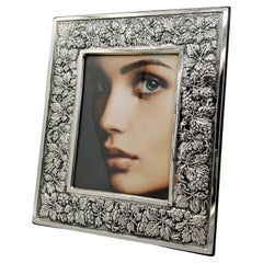 Cadre photo en argent sterling italien du 21e siècle