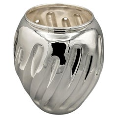 XXI Century Italian Sterling Silver Vase