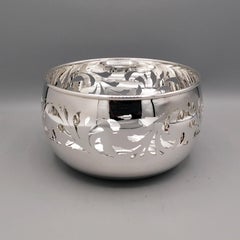 XXI° Century Sterling Silver Italian pierced bowl