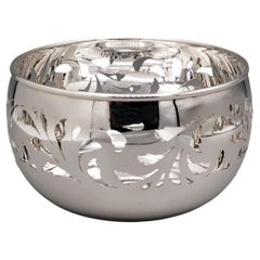 XXI° Century Sterling Silver Italian pierced bowl