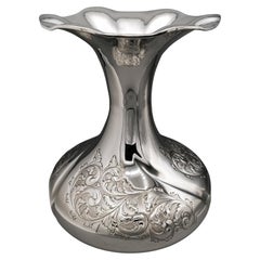 XXI Massiv 800 Silber barocke Vase