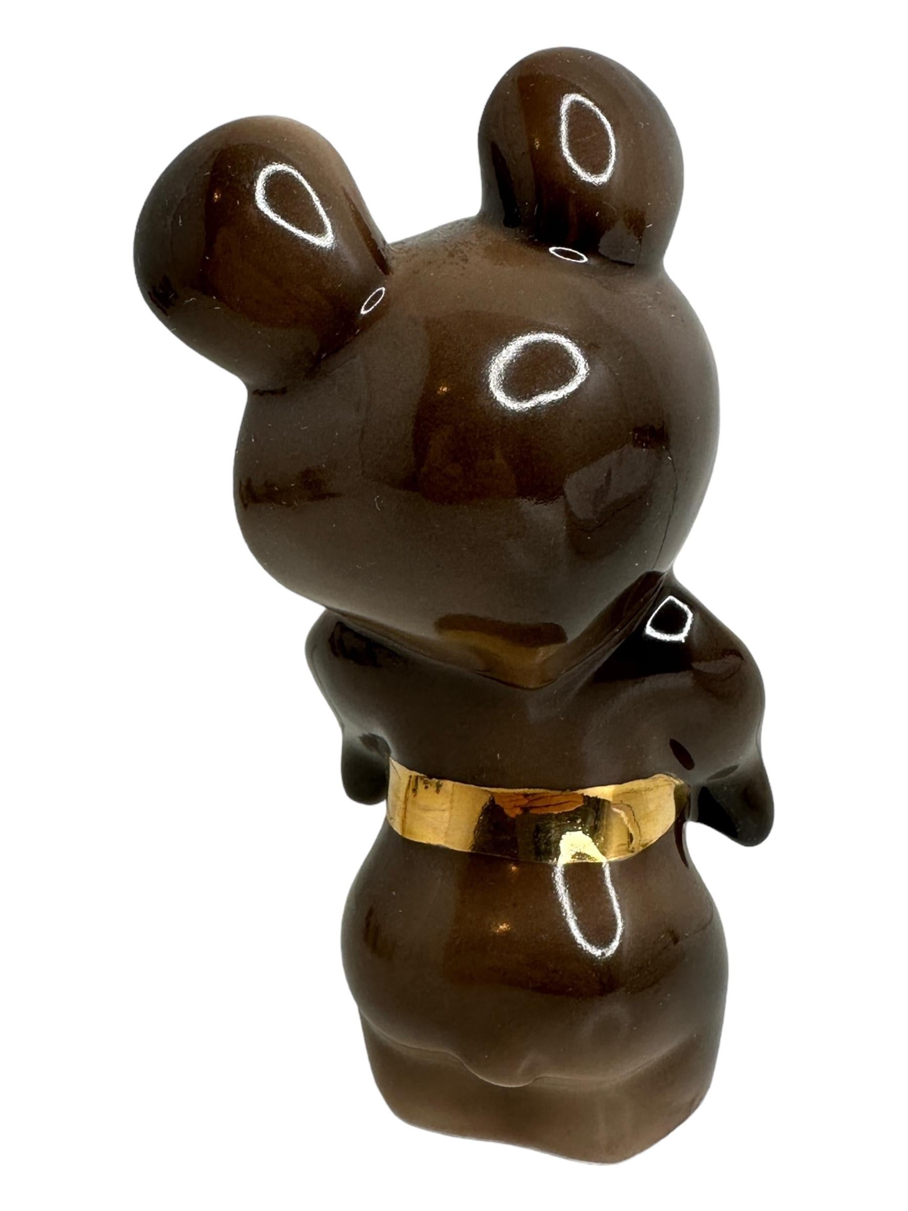 Porzellan Mascot Misha Mishka Bär Vintage XXII Moskauer Olympische Spiele 1980 (Moderne) im Angebot