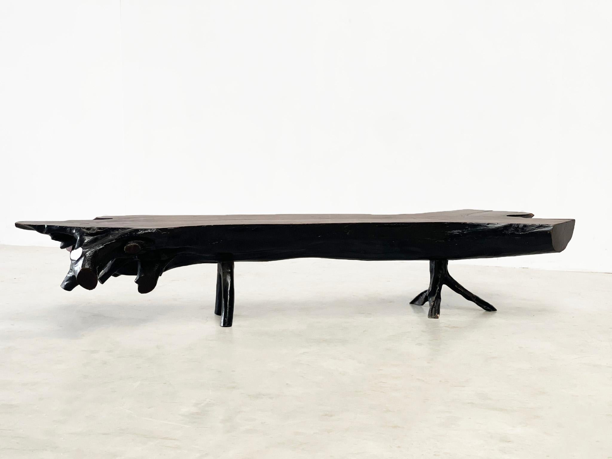 XXL 240cm Tree Trunk table / bench For Sale 1