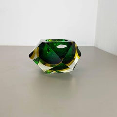 Cendrier Sommerso XXL 2, 6 kg en verre de Murano de Luigi Mandruzzato, Italie, 1970