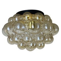 XXL 32cm Bubble Ceiling Glass Wall Light Helena Tynell Glashütte Limburg, 1970 XXL 32cm Bubble Ceiling Glass Wall Light Helena Tynell Glashütte Limburg, 1970