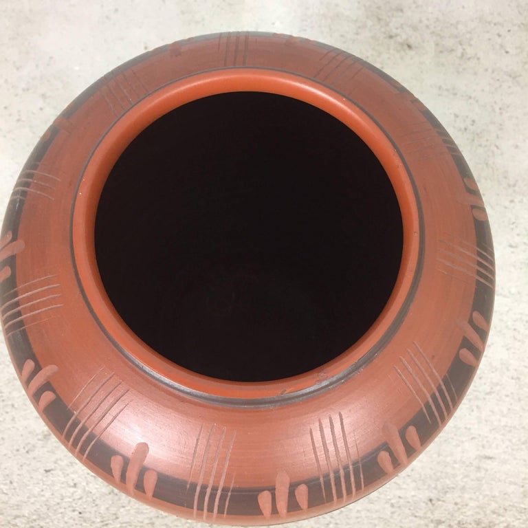 Extra Large Vintage Handmade Ceramic Pottery Floor Vase, Germany, 1960s