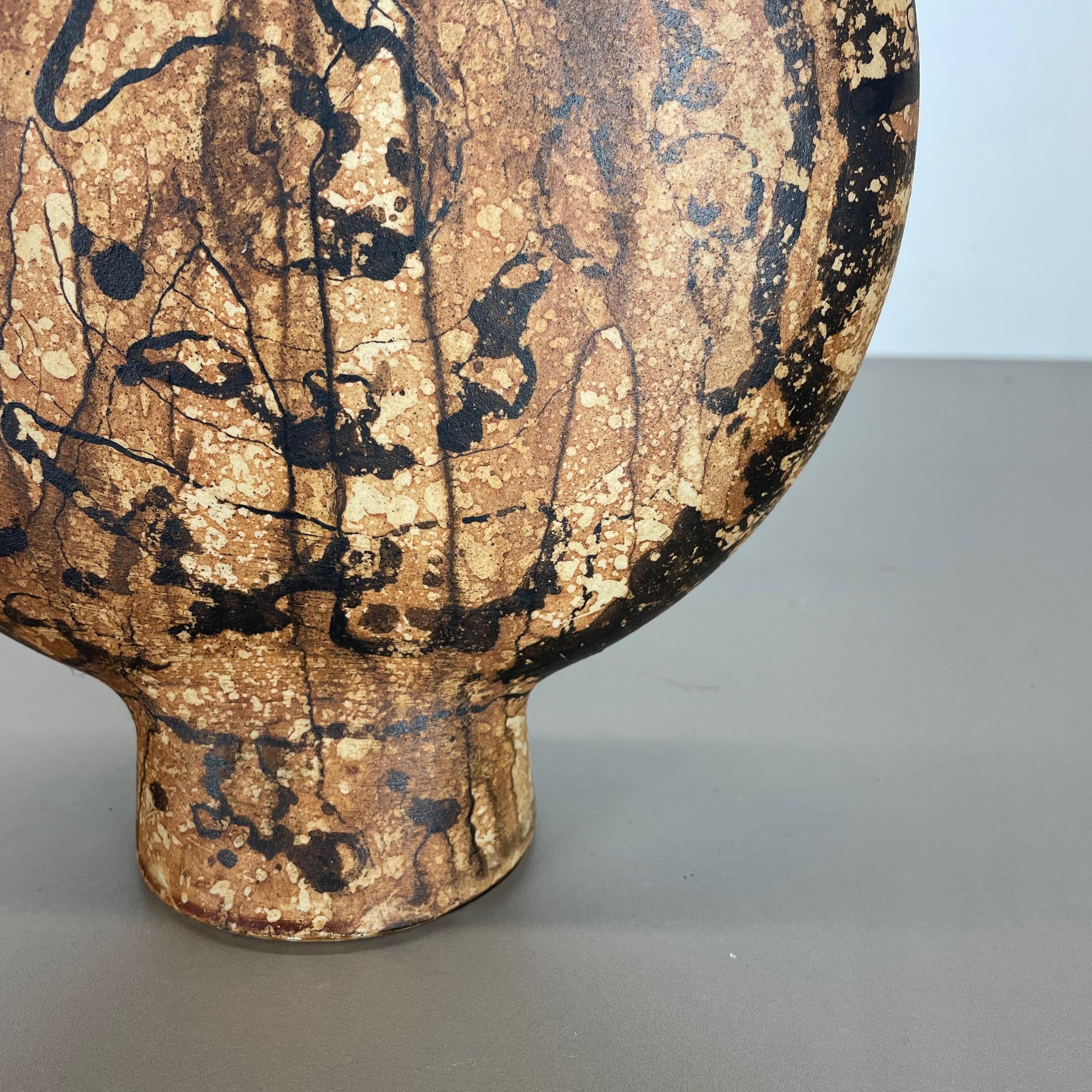 Ceramica Vaso in ceramica Studio Pottery di Gerhard Liebenthron, Germania, anni '70 in vendita
