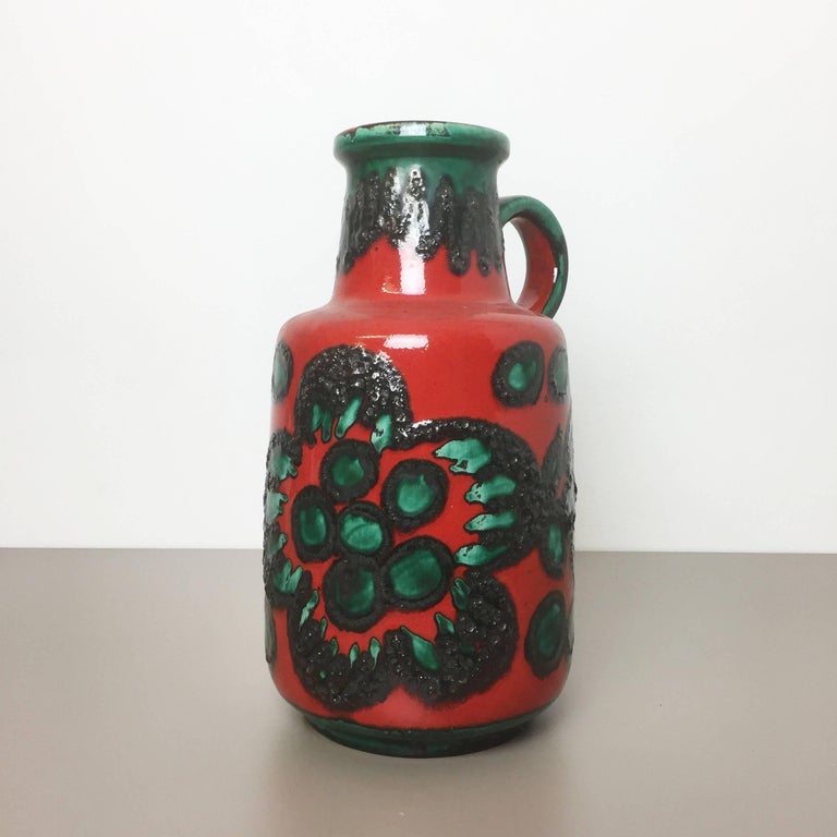 Extra Large 1960s Ceramic West German Studio Pottery Vase, Germany