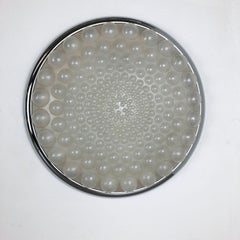 Sputnik-Wandleuchte „Atomic“ aus Chrom im Panton-Stil, Deutschland 1970er Jahre