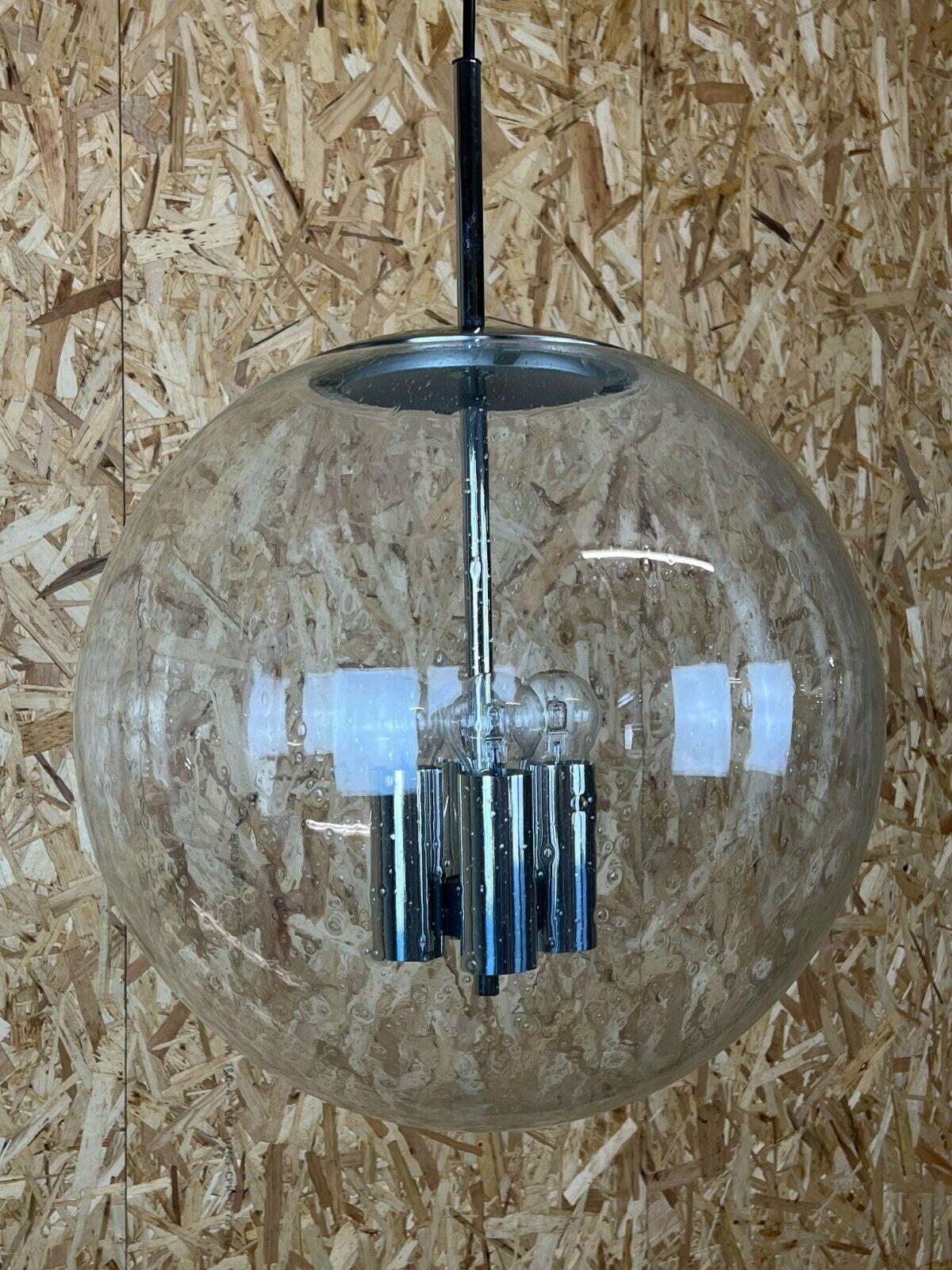 Late 20th Century XXL 60er 70er Jahre Lampe Leuchte Deckenlampe Limburg Kugellampe Ball Design For Sale