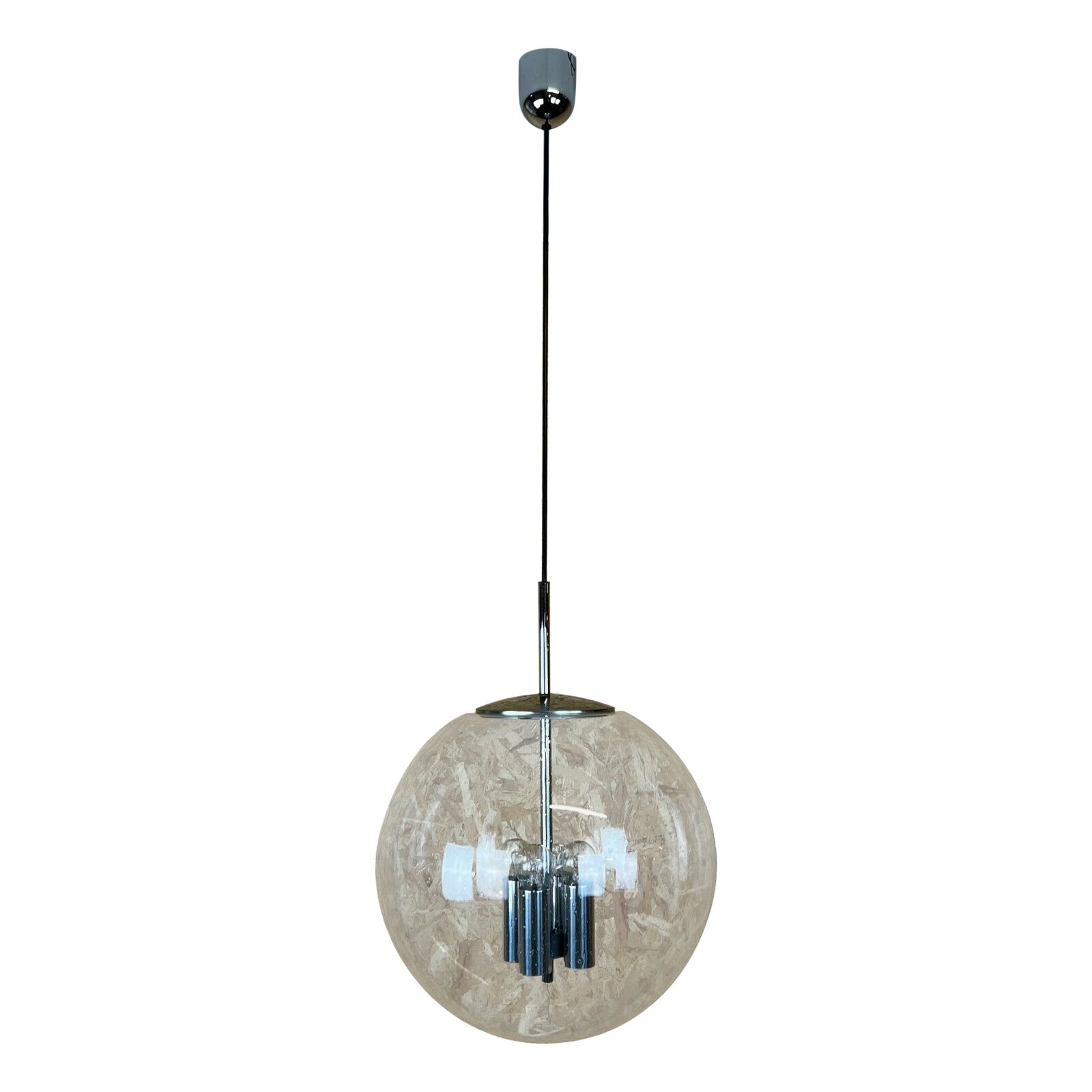 XXL 60er 70er Jahre Lampe Leuchte Deckenlampe Limburg Kugellampe Ball Design in vendita