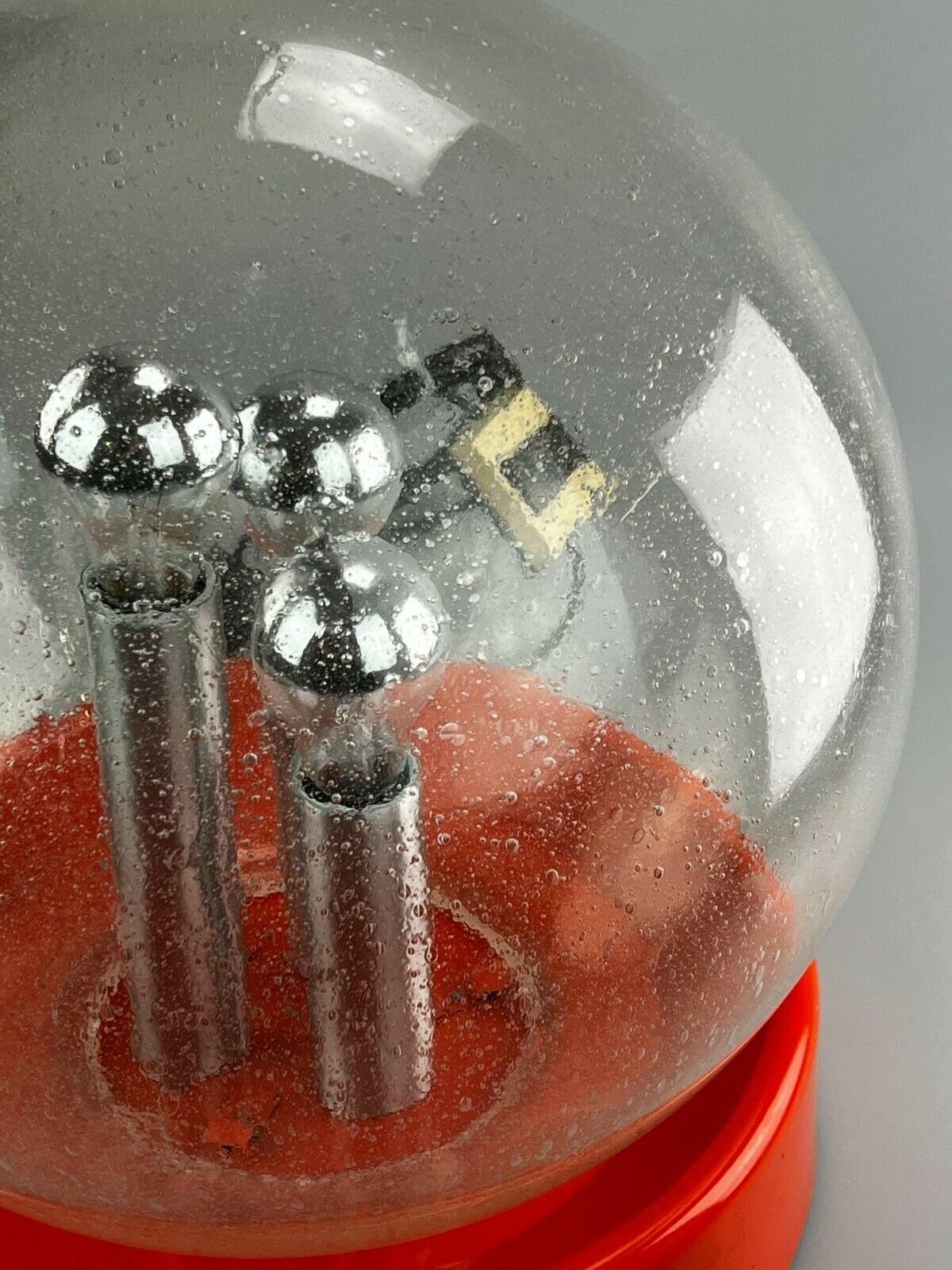Fin du 20e siècle Lampe de bureau à boule XXL des années 60 et 70, design ère spatiale, verre et métal en vente