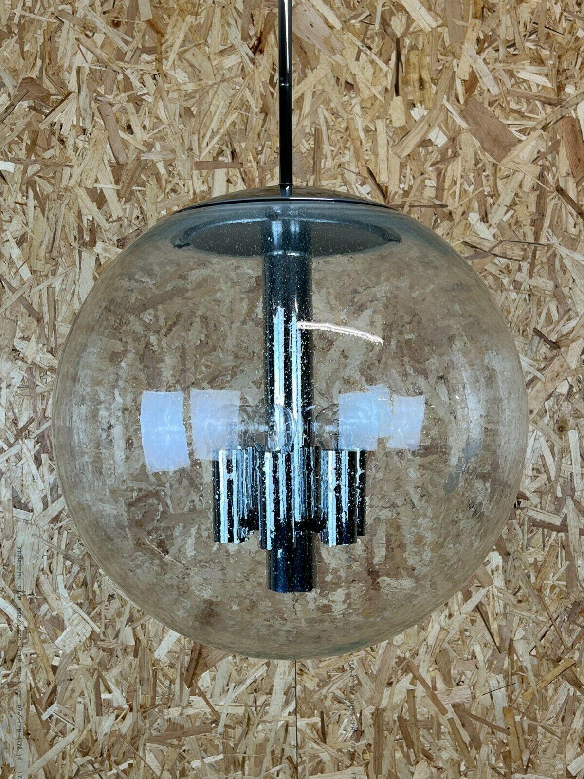XXL 60s 70s Lamp Light Ceiling Lamp Limburg Spherical Lamp Ball Design 60s In Good Condition For Sale In Neuenkirchen, NI