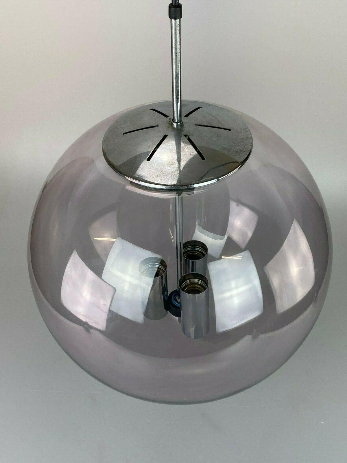 Metal XXL 60s 70s Lamp Light Ceiling Lamp Limburg Spherical Lamp Ball Design For Sale