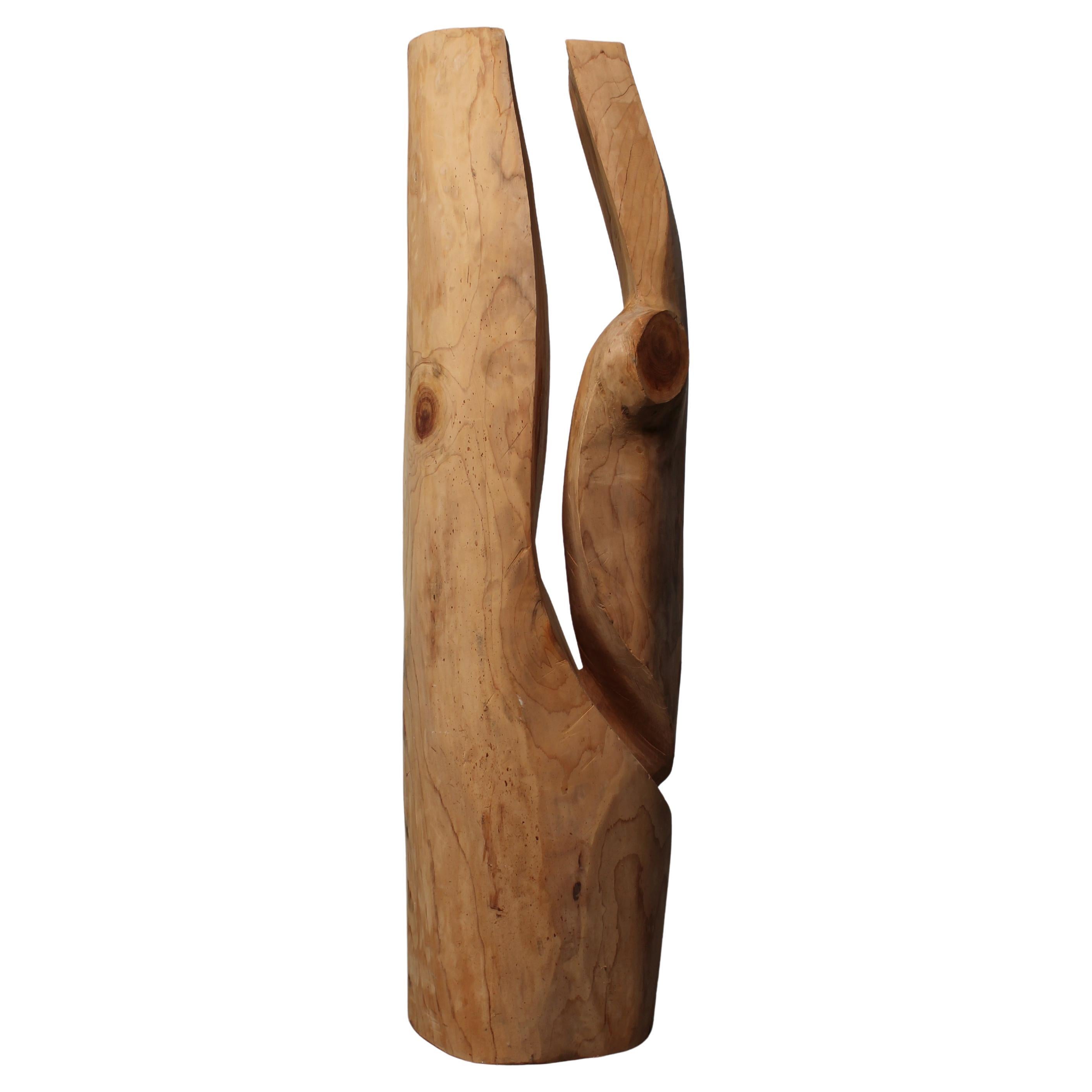Scultura astratta in legno XXL di Roland Lavianne