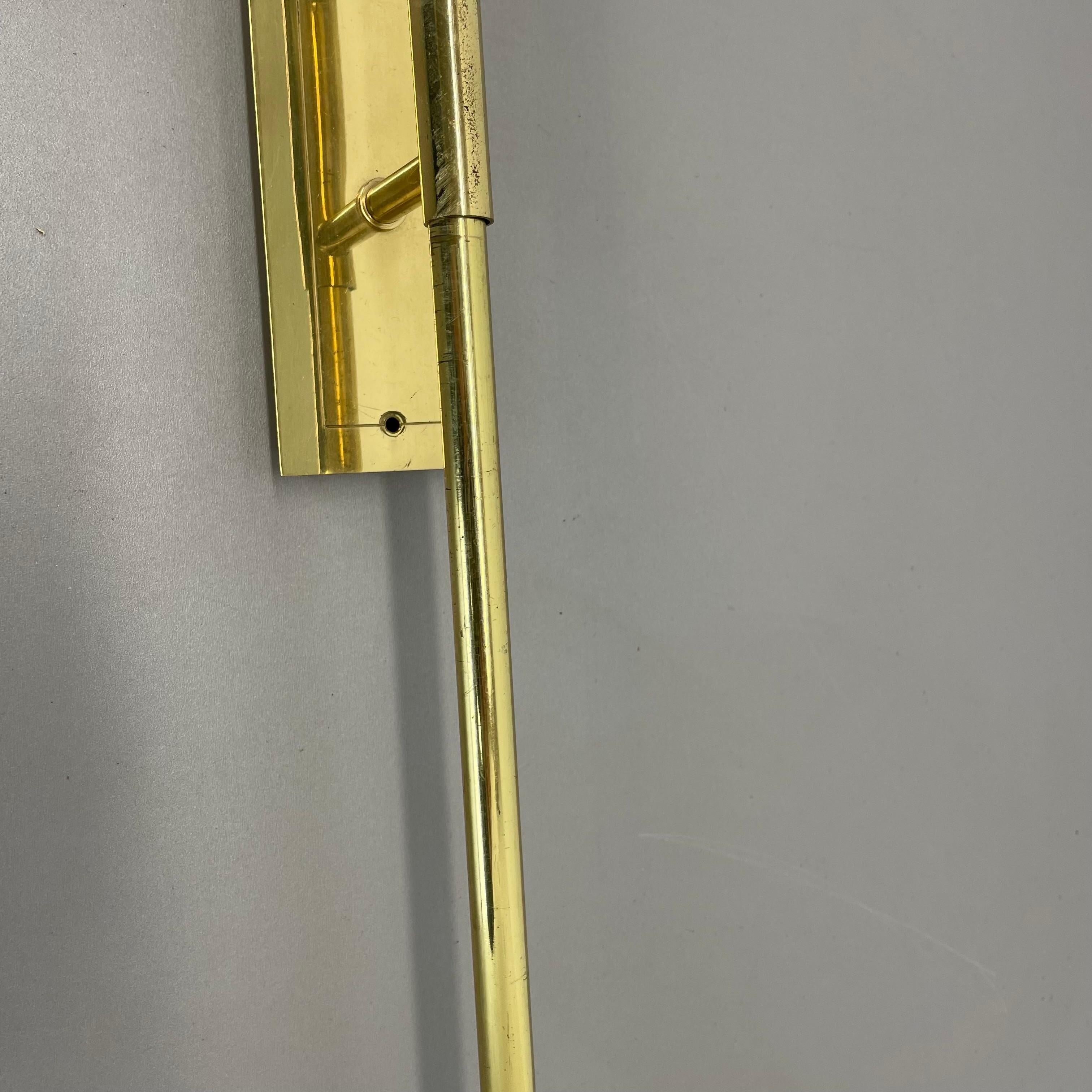 XXL adjustable Stilnovo Sarfatti Style Brass Wall Light Italie, 1950s en vente 3