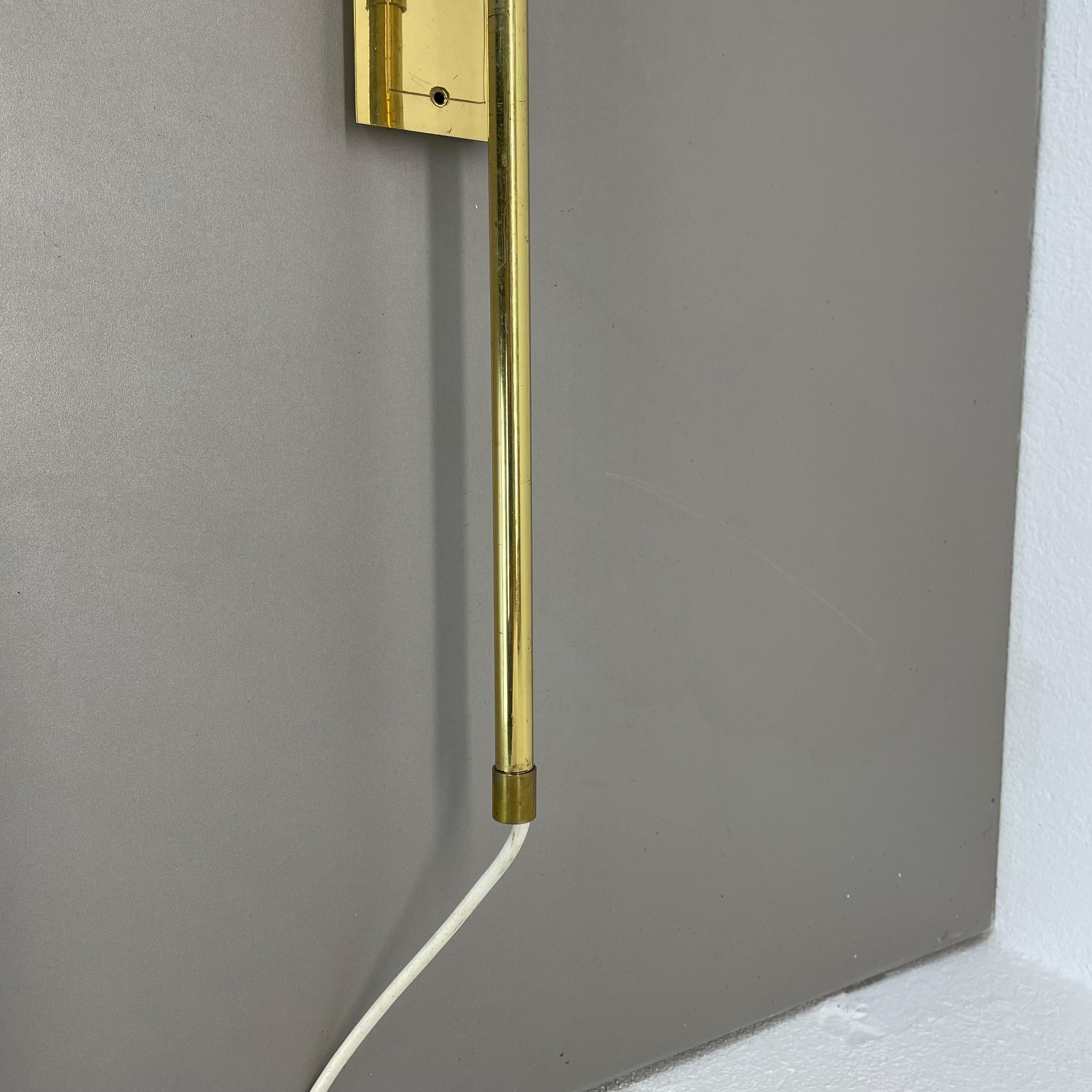XXL adjustable Stilnovo Sarfatti Style Brass Wall Light Italie, 1950s en vente 4