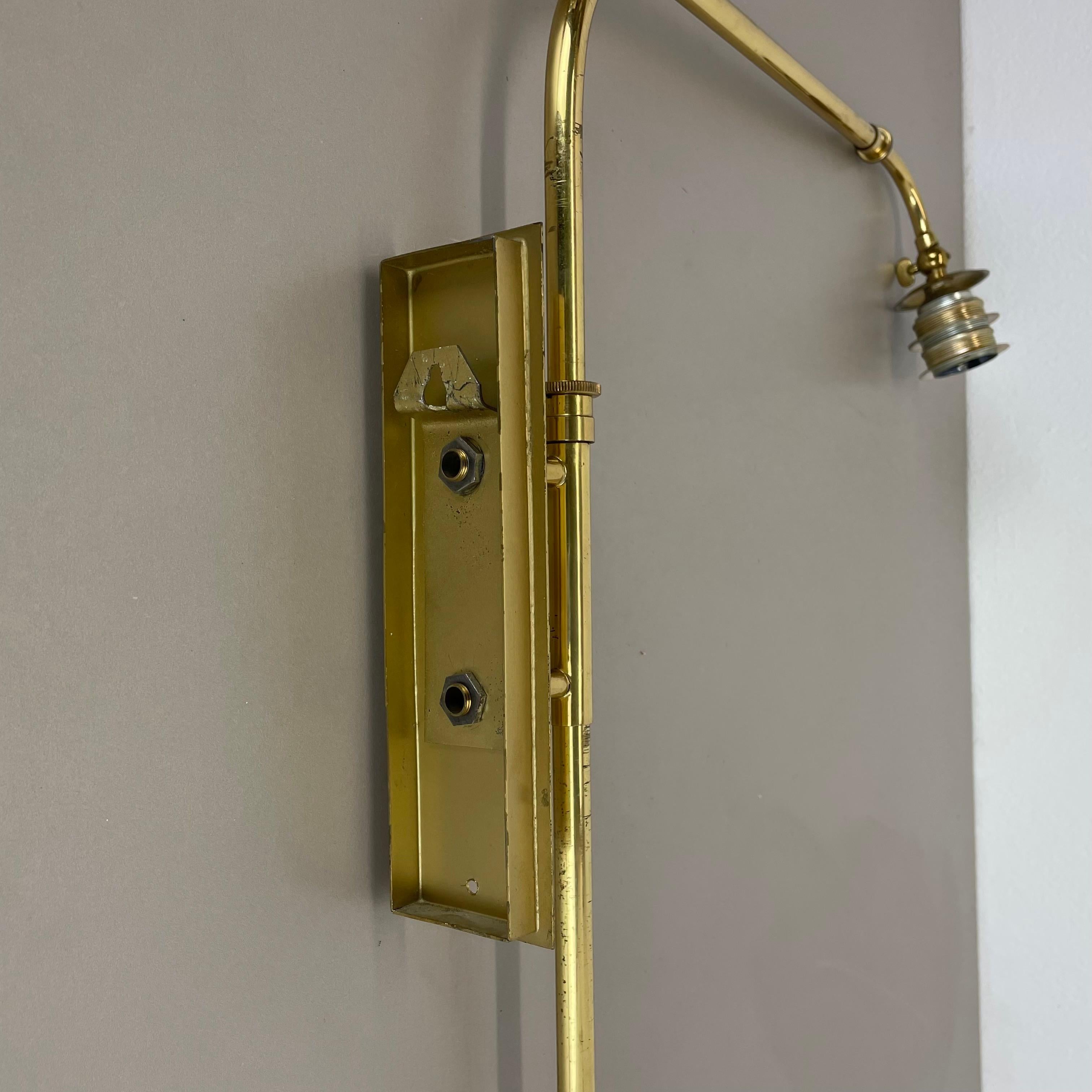 XXL adjustable Stilnovo Sarfatti Style Brass Wall Light Italie, 1950s en vente 6