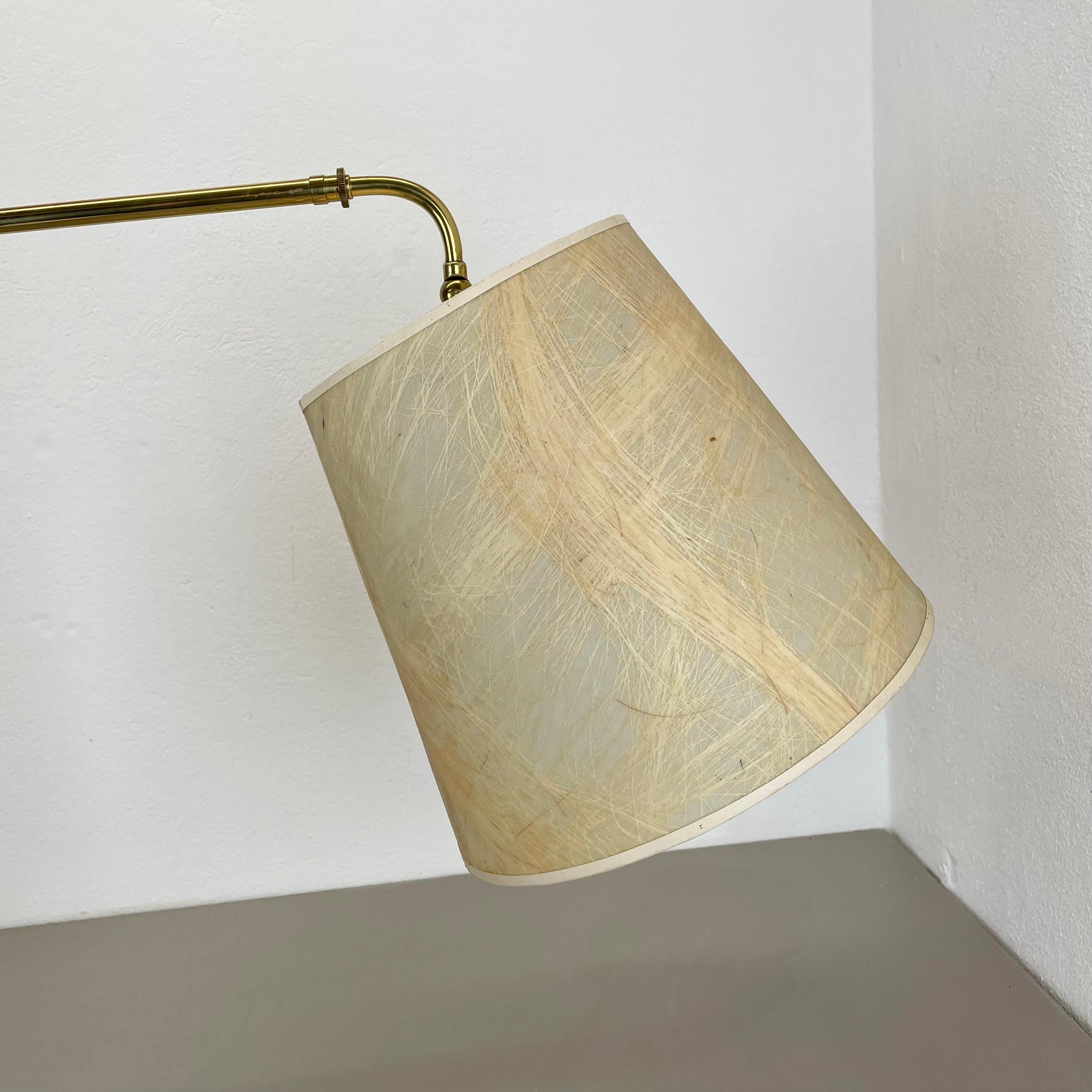 XXL adjustable Stilnovo Sarfatti Style Brass Wall Light Italie, 1950s en vente 13