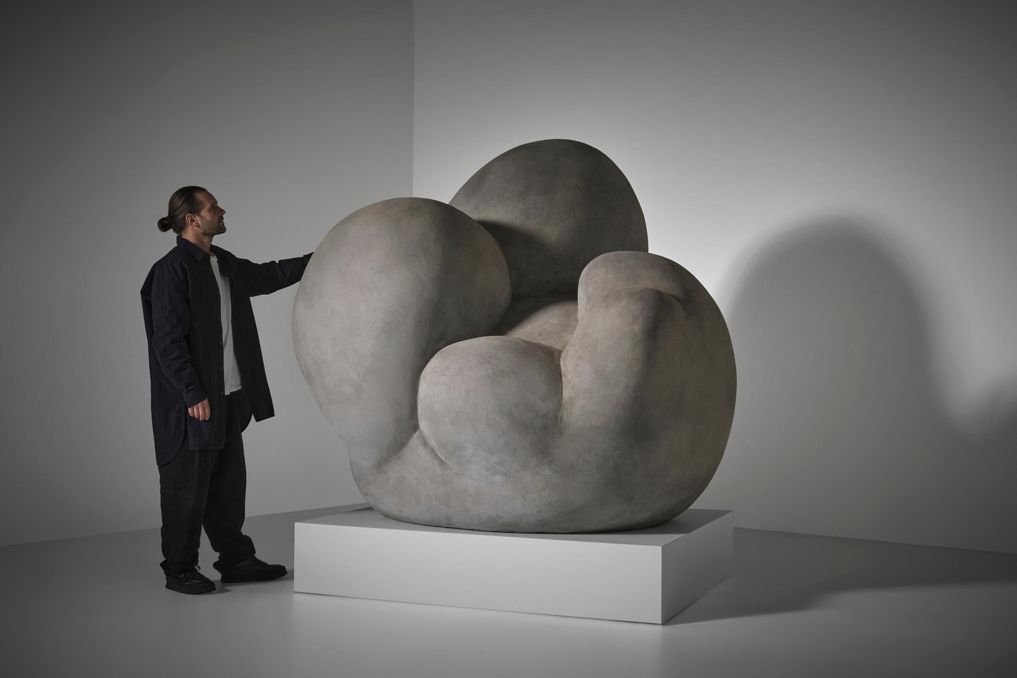 Francese XXL Amorphous Sculpture by Gabriel Gouttard, France 1960s in vendita