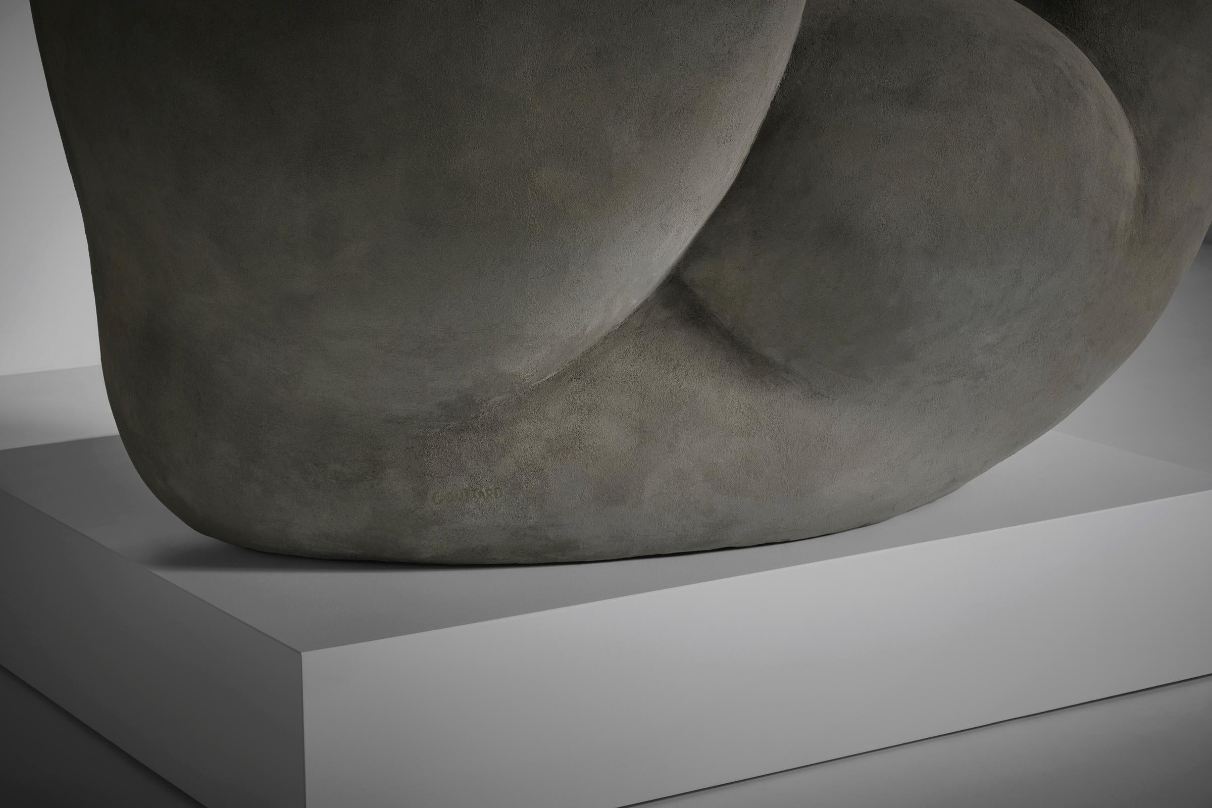 Vetroresina XXL Amorphous Sculpture by Gabriel Gouttard, France 1960s in vendita