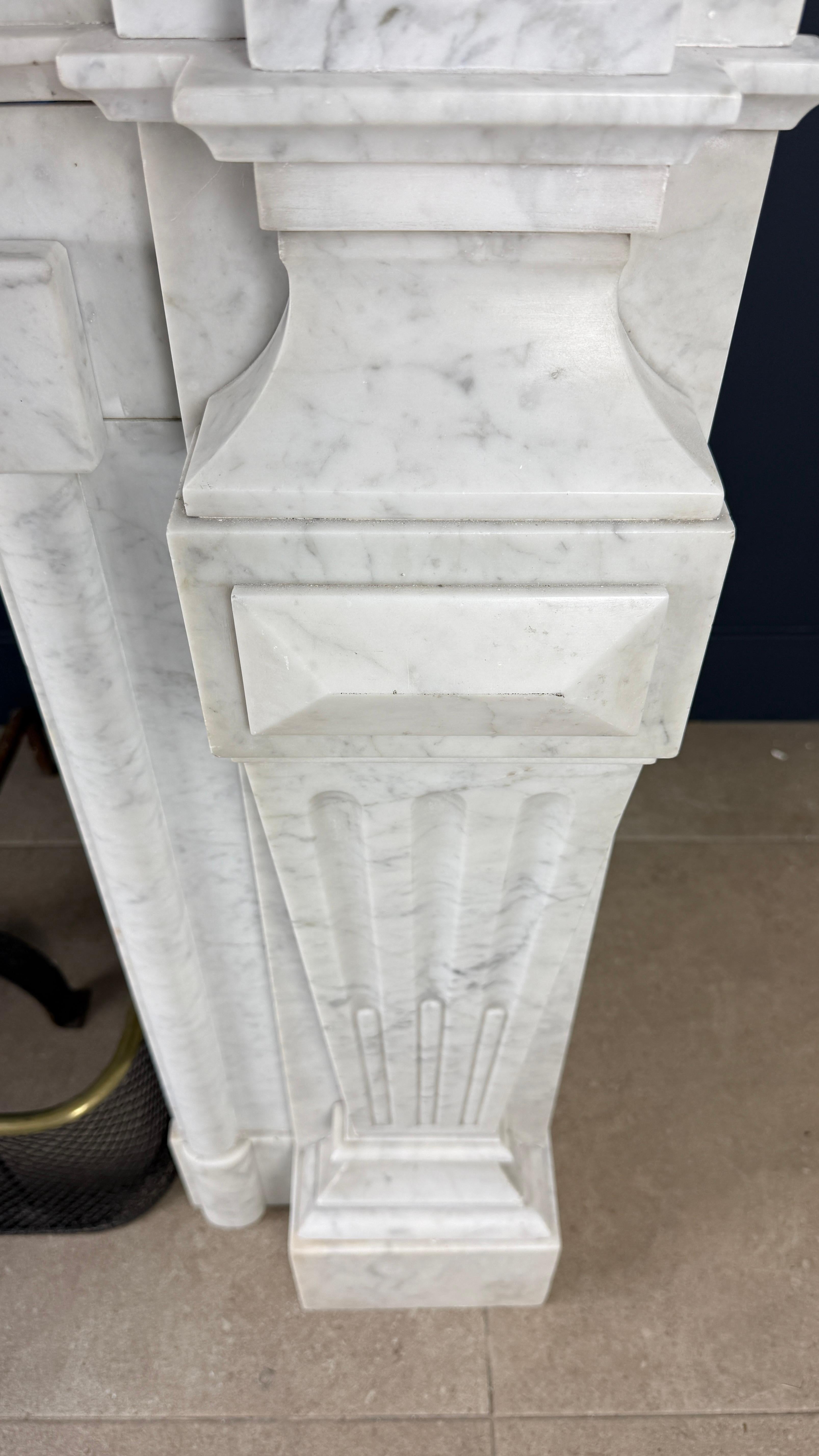 Revestimiento XXL Blanco Antiguo Mármol de Carrara Tallado a mano en venta