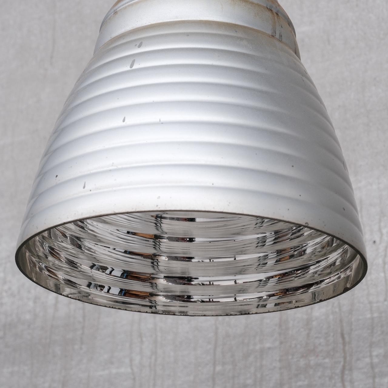 Lampes à suspension anciennes Zeiss Ikon en verre mercuré XXL, jusqu'à 50 exemplaires en vente 2