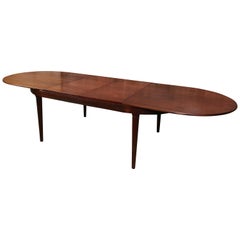 XXL Arne Hovmand-Olsen Danish Modern Teak Extension Dining Table