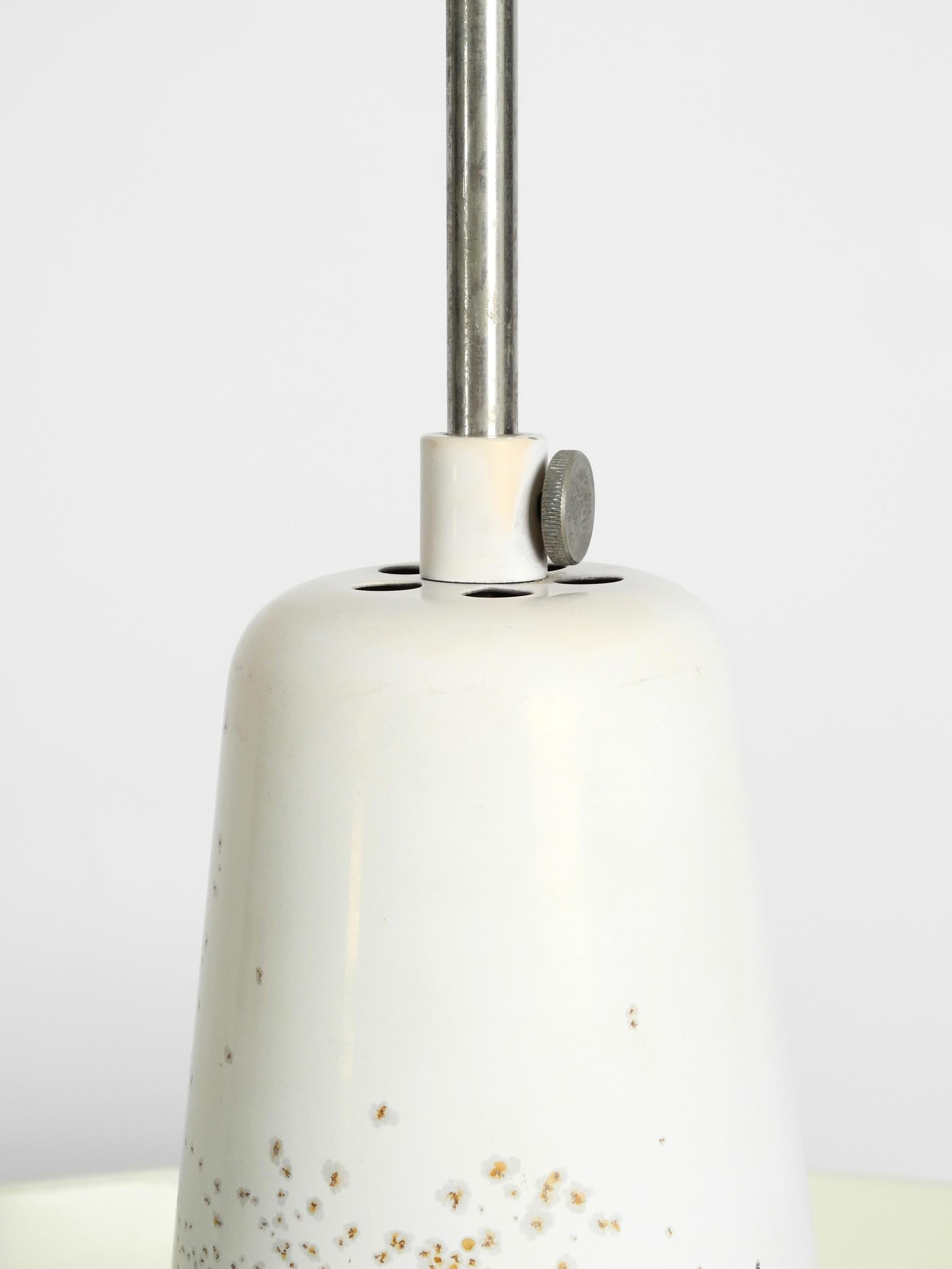 XXL Art Deco Modernist industrial slat ceiling lamp from Siemens & Schuckert For Sale 5
