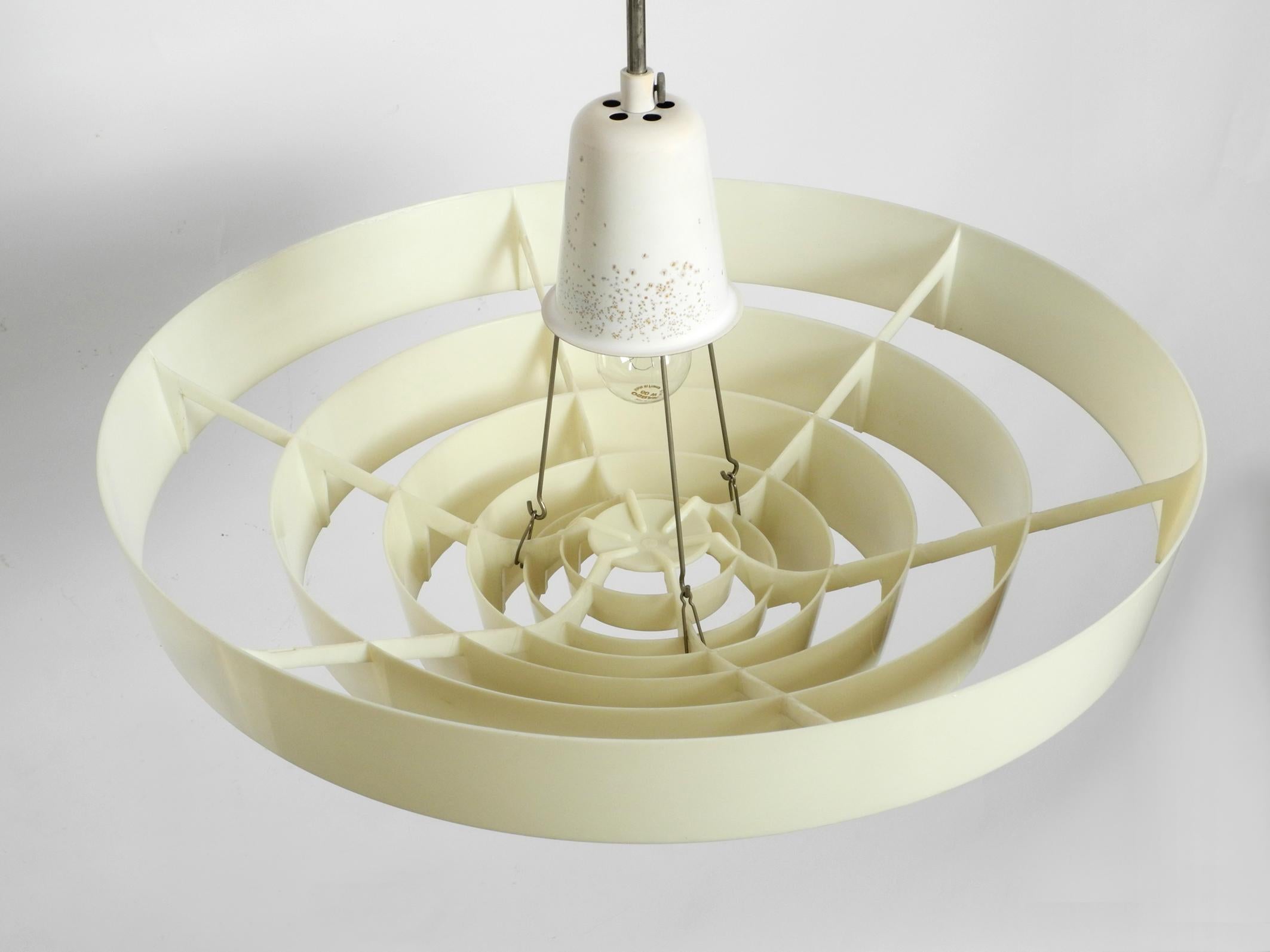 Mid-20th Century XXL Art Deco Modernist industrial slat ceiling lamp from Siemens & Schuckert