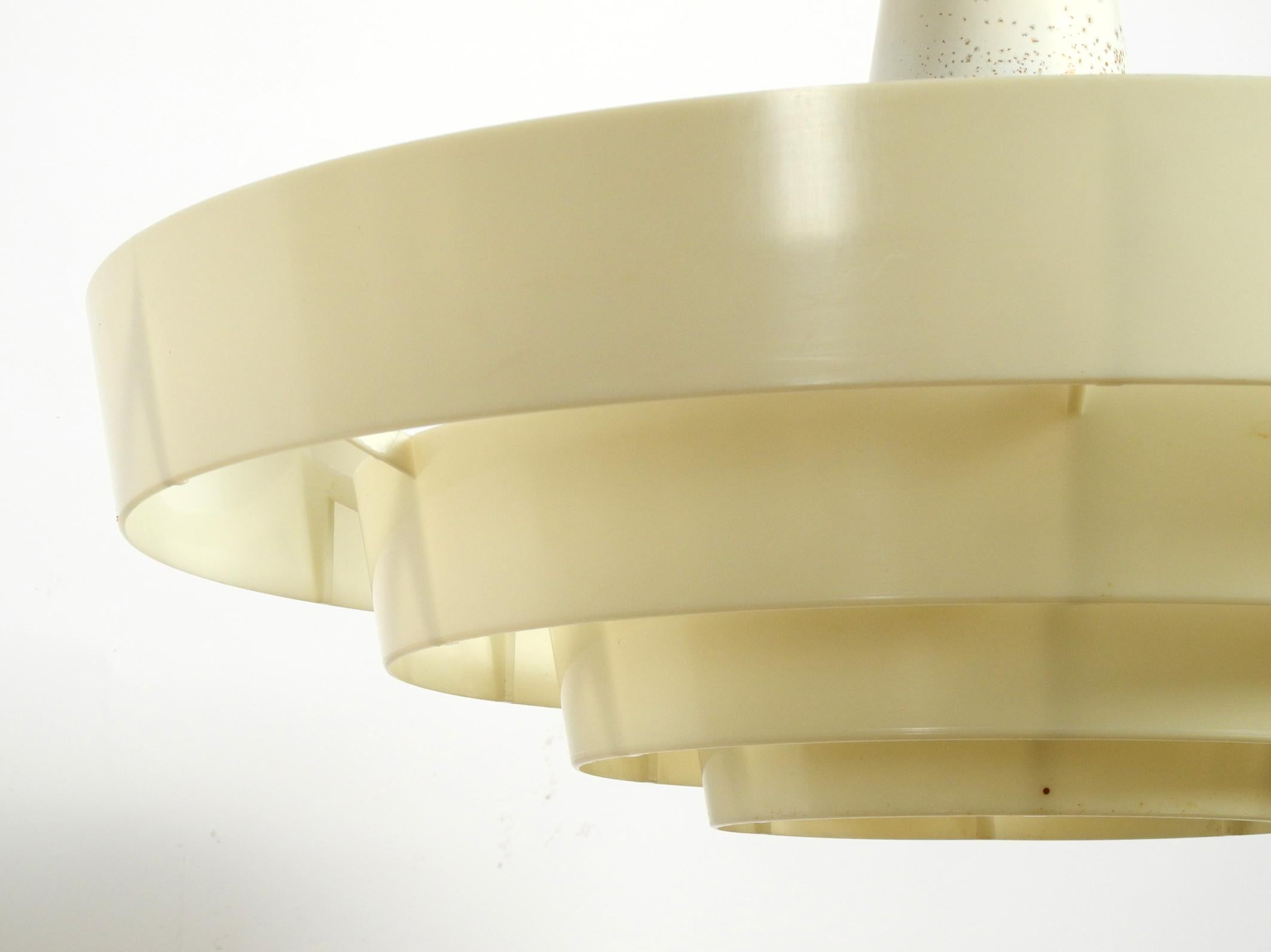XXL Art Deco Modernist industrial slat ceiling lamp from Siemens & Schuckert For Sale 2