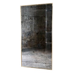 XXL brasserie style mirror from France, 1970