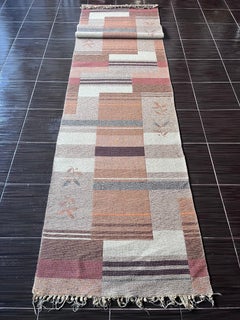 XXL Buahaus Geometric Modernist Carpet/Rug, Czechoslovakia, 1930s