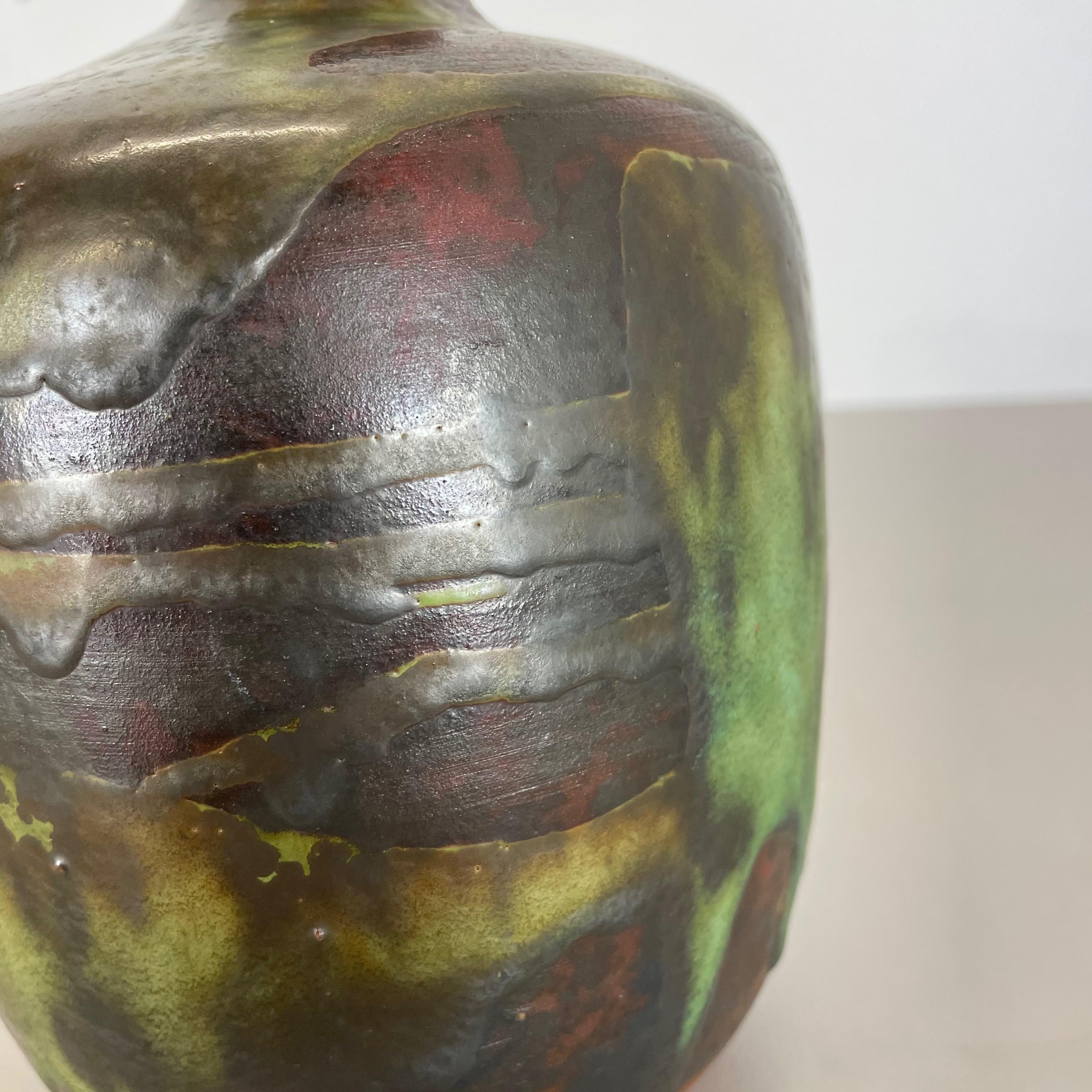 XXL-Keramikvase Studio Pottery von Gerhard Liebenthron, Deutschland, 1960er Jahre im Angebot 5