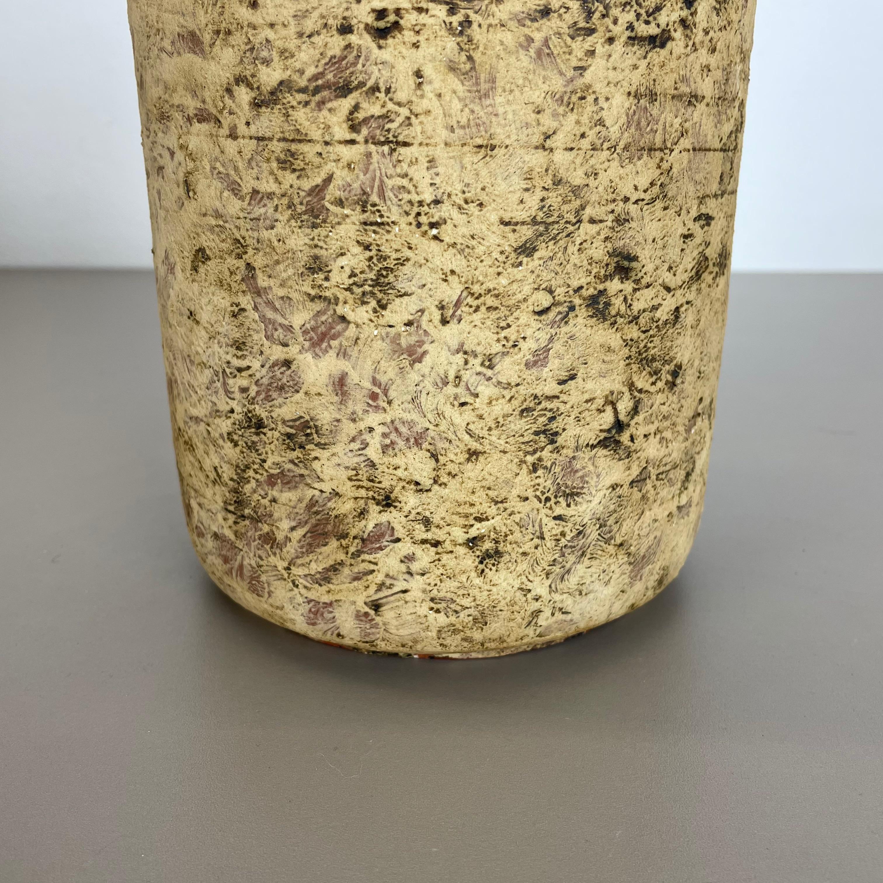 Vaso XXL in ceramica Studio Pottery di Gerhard Liebenthron, Germania, anni '60 in vendita 3