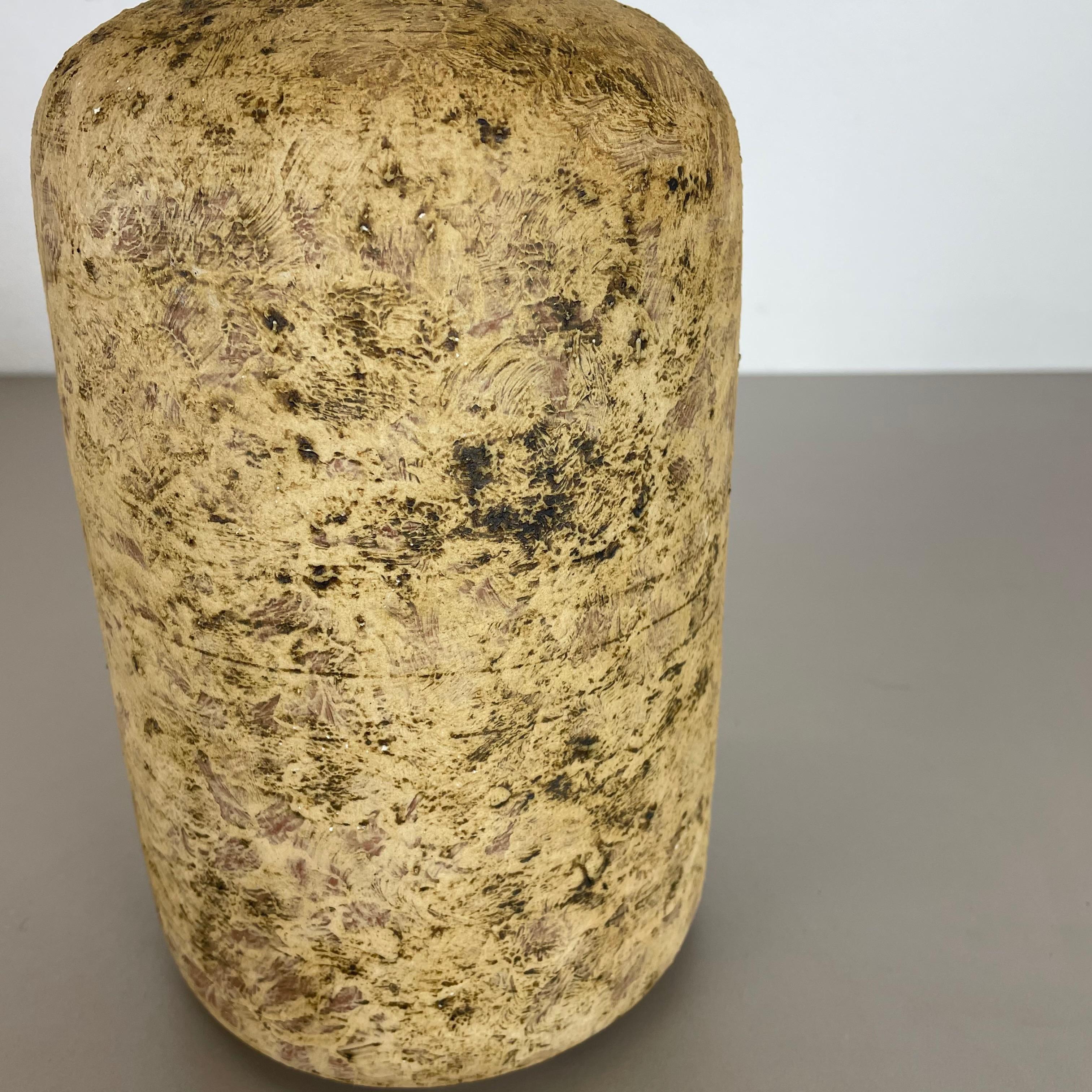 Vaso XXL in ceramica Studio Pottery di Gerhard Liebenthron, Germania, anni '60 in vendita 4