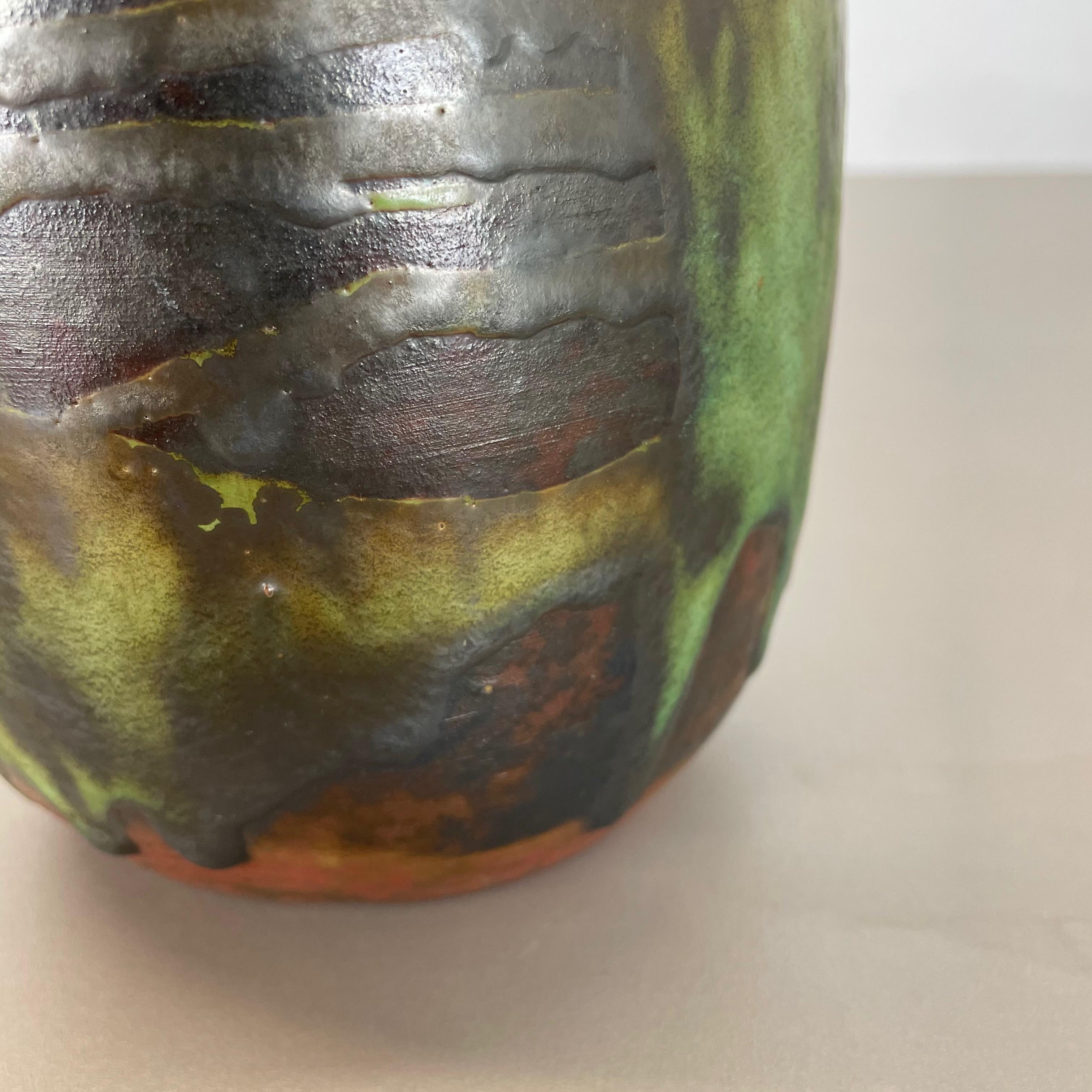 XXL Ceramic Studio Pottery Vase by Gerhard Liebenthron, Germany, 1960s For Sale 7