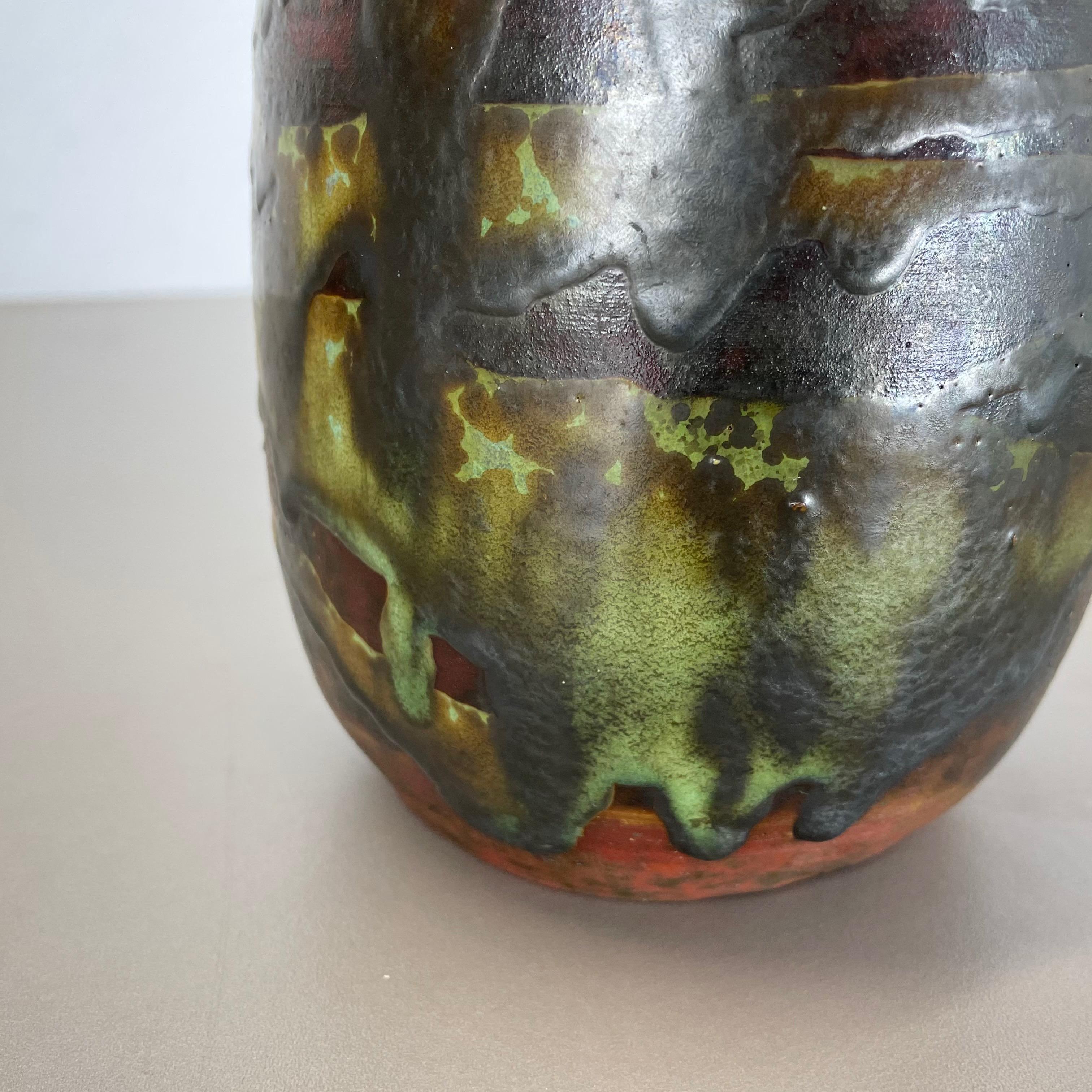 XXL Ceramic Studio Pottery Vase by Gerhard Liebenthron, Germany, 1960s For Sale 9