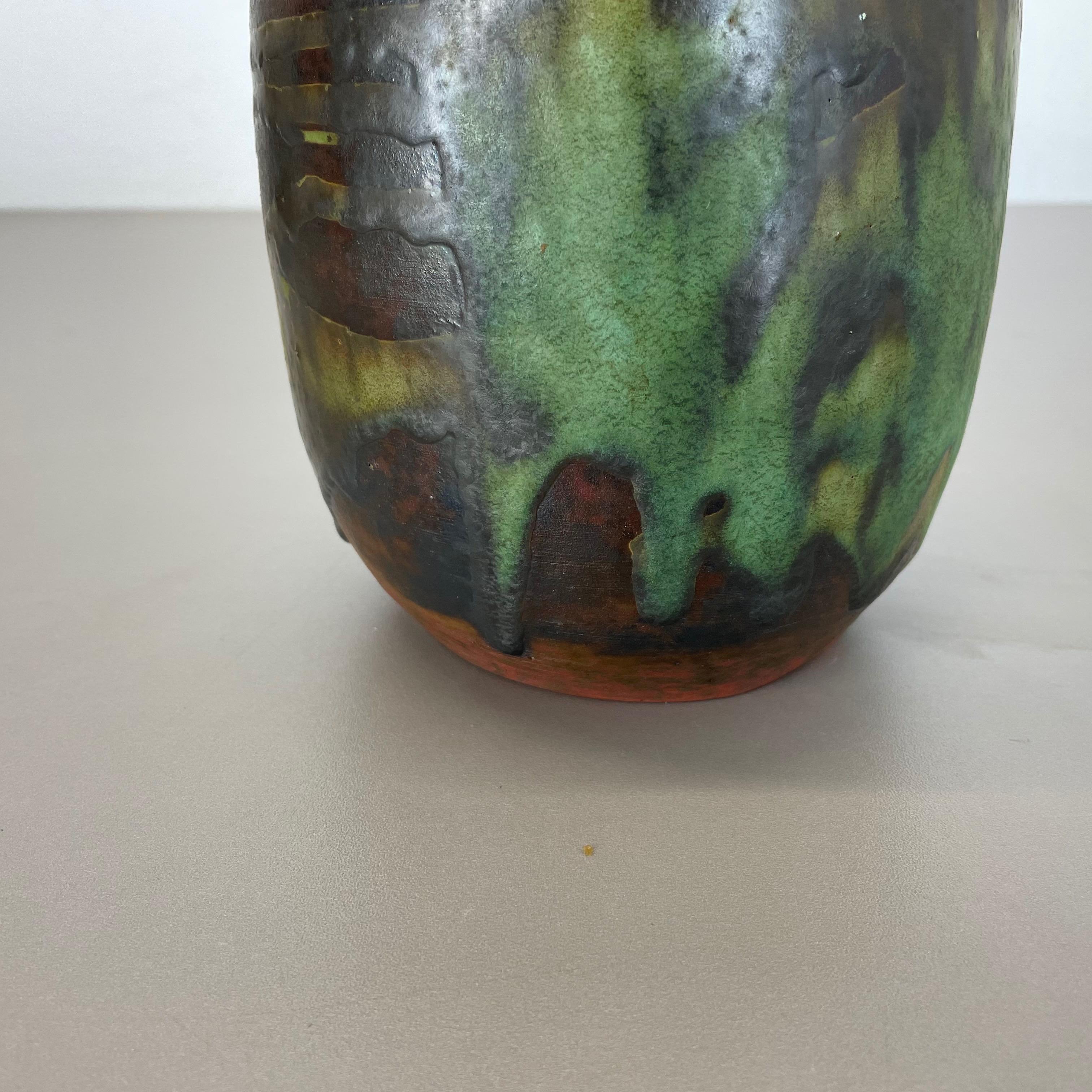 XXL Ceramic Studio Pottery Vase by Gerhard Liebenthron, Germany, 1960s For Sale 10
