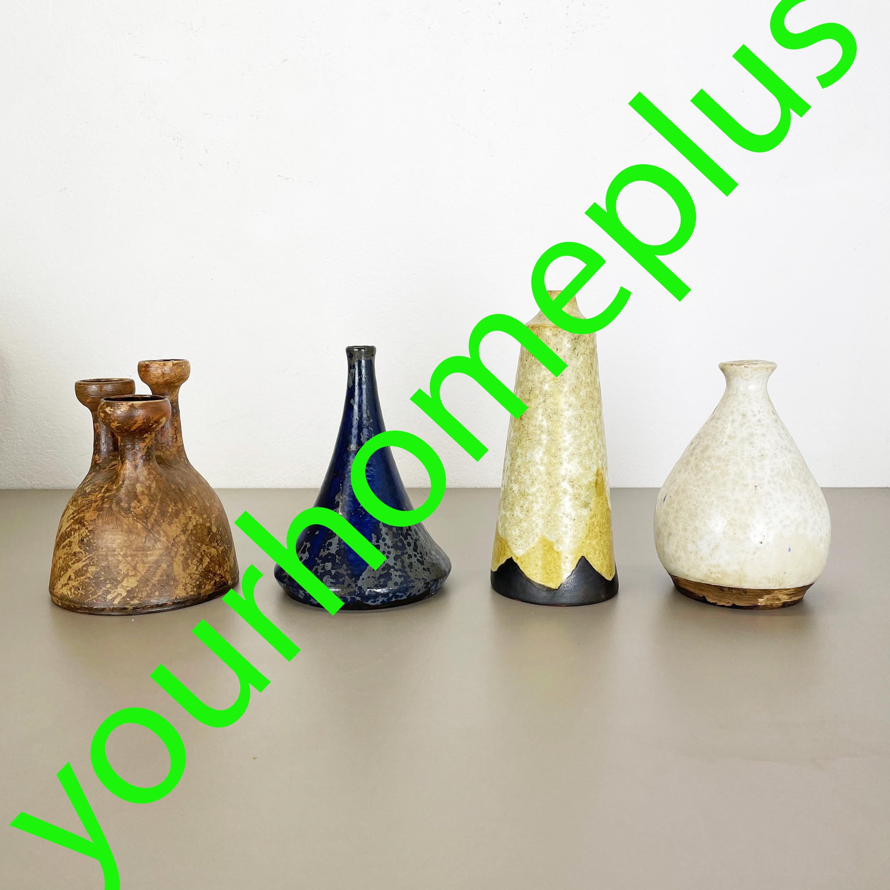 XXL Ceramic Studio Pottery Vase by Gerhard Liebenthron, Germany, 1960s For Sale 15