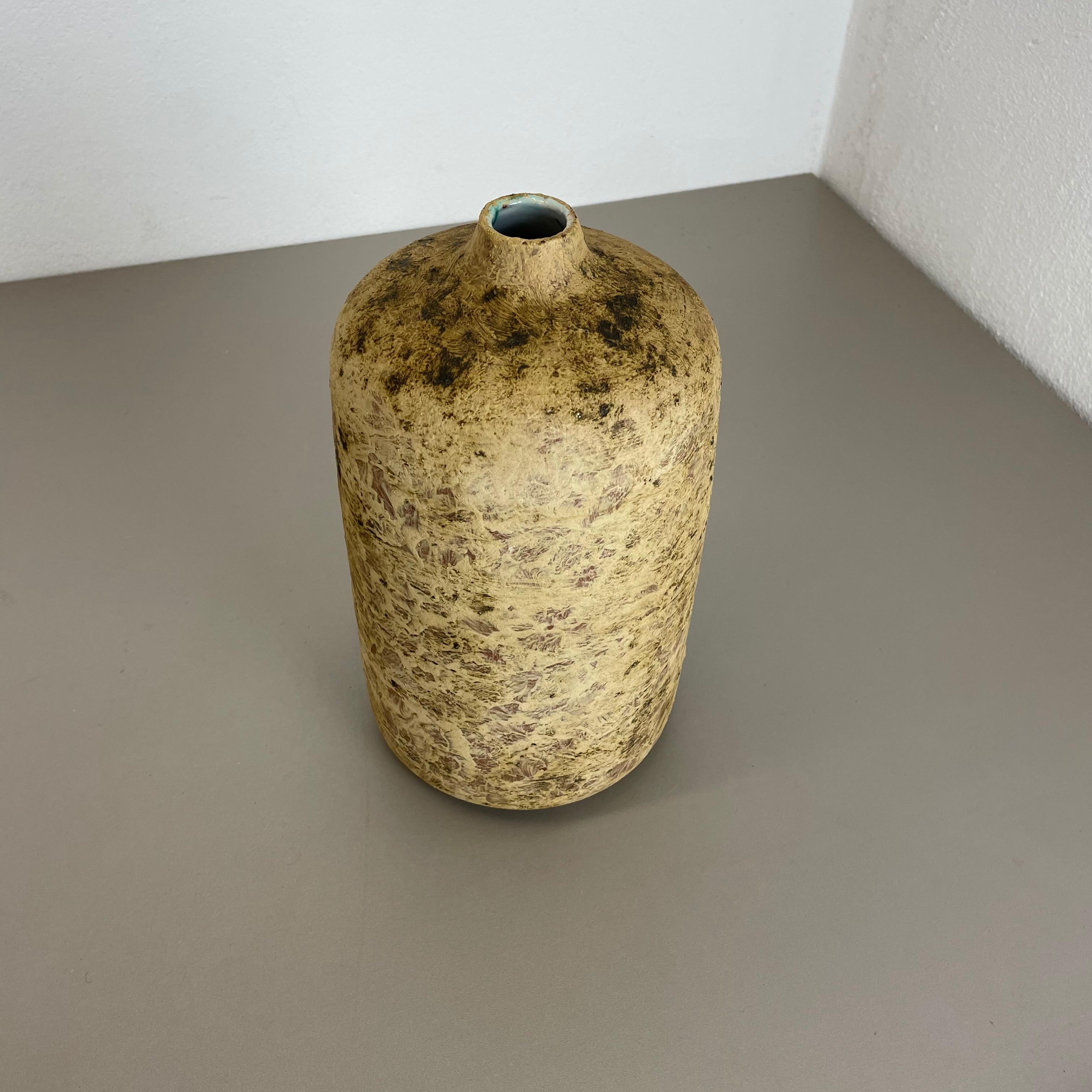 XXL Ceramic Studio Pottery Vase by Gerhard Liebenthron, Germany, 1960s In Good Condition For Sale In Kirchlengern, DE