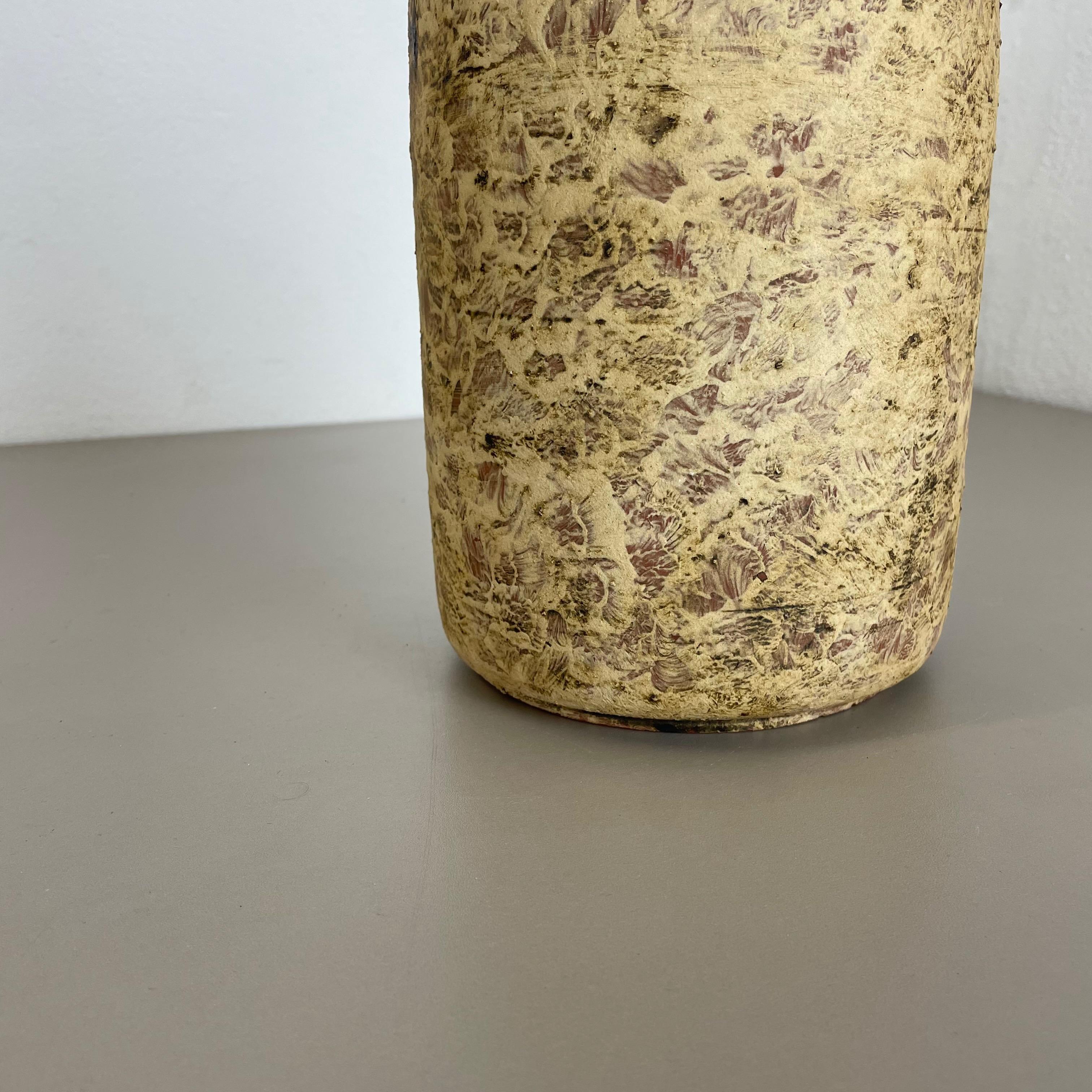 Vaso XXL in ceramica Studio Pottery di Gerhard Liebenthron, Germania, anni '60 In condizioni buone in vendita a Kirchlengern, DE