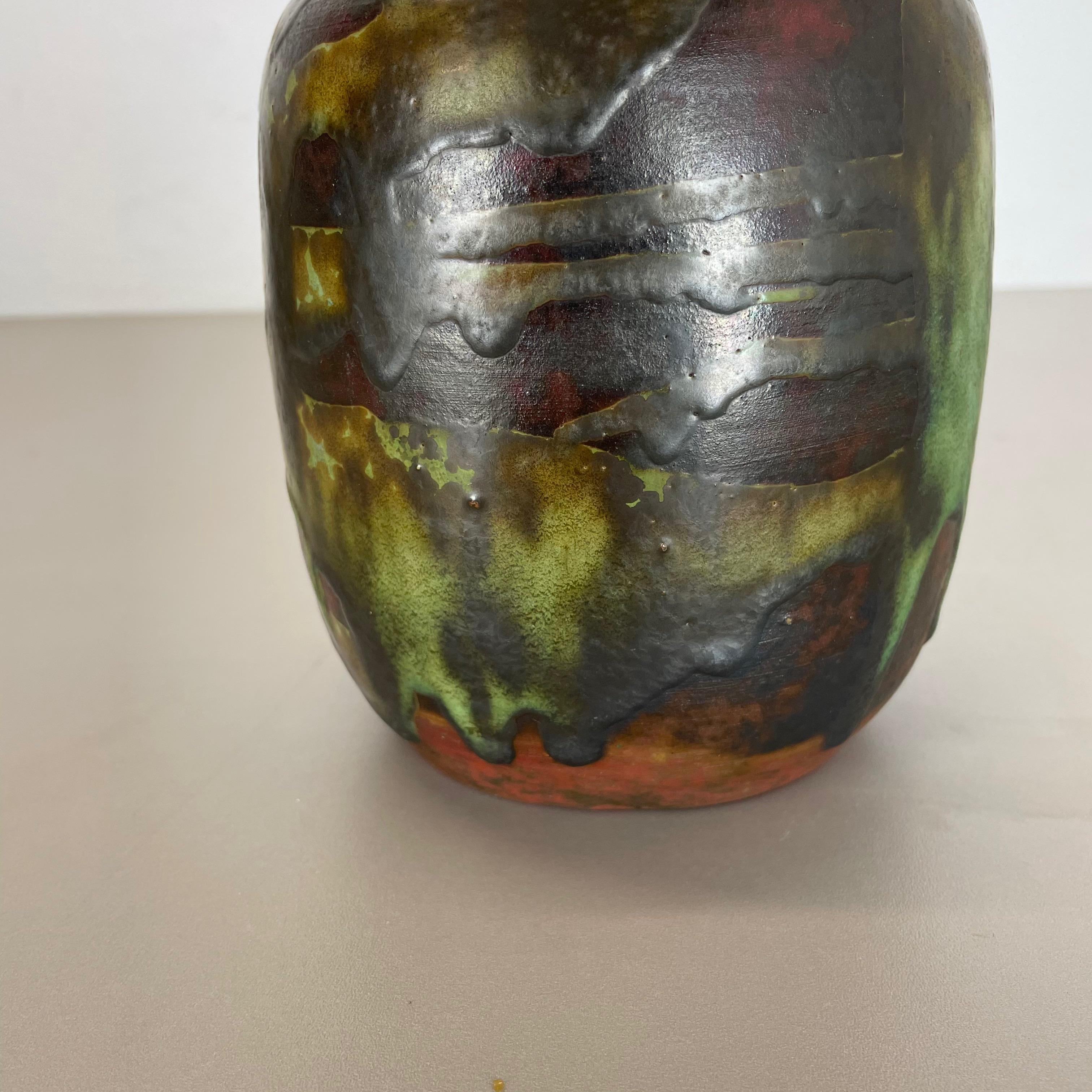 XXL Ceramic Studio Pottery Vase by Gerhard Liebenthron, Germany, 1960s For Sale 3
