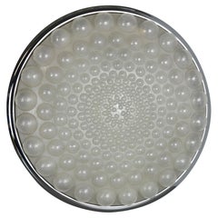 Xxl Chrome Sputnik 'Atomic' bubble Wall Light Panton Style, Germany 1970s