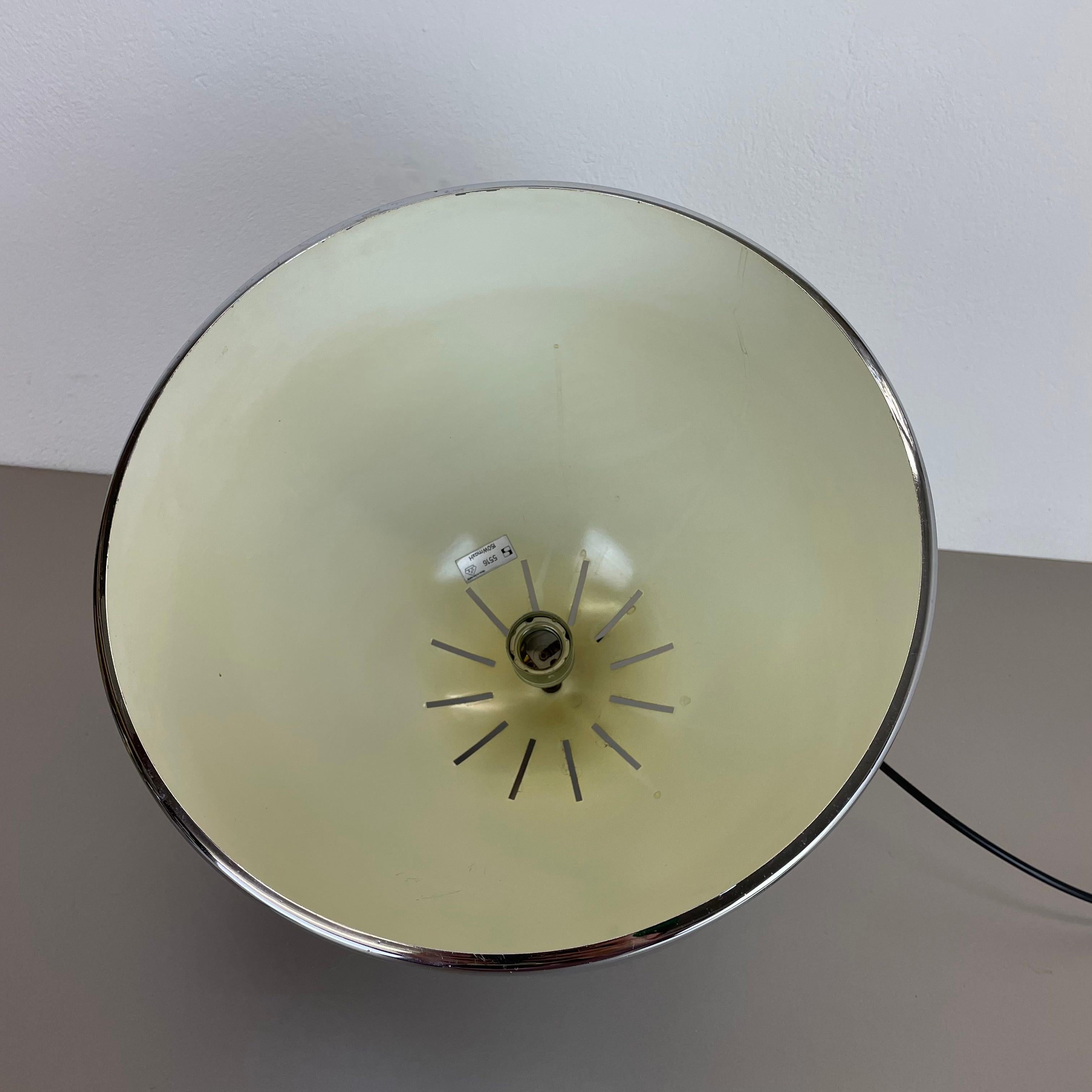 Xxl Chromed Metal Bubble Hanging Light by Rolf Krüger for Staff Lights, Germany For Sale 7