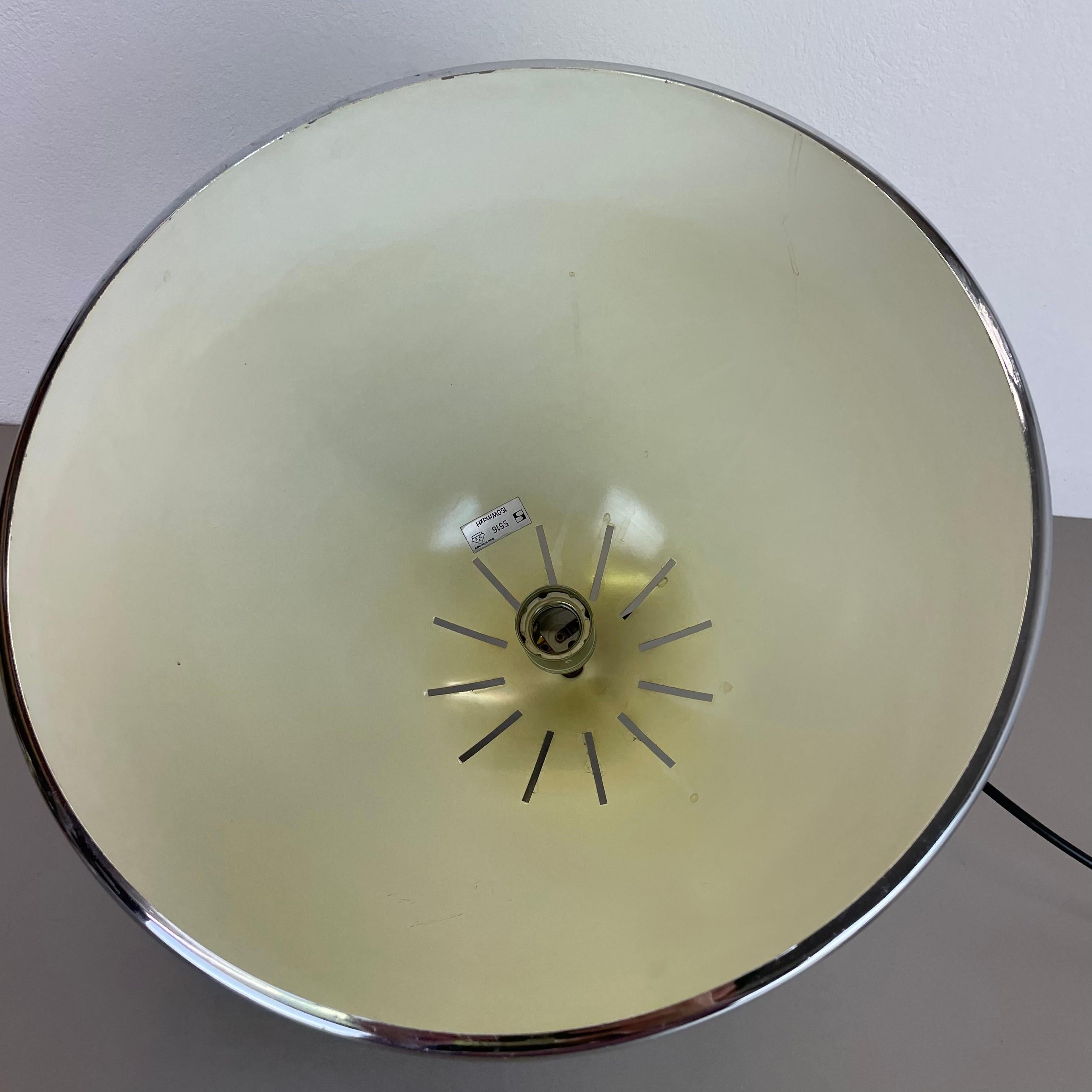 Xxl Chromed Metal Bubble Hanging Light by Rolf Krüger for Staff Lights, Germany For Sale 9