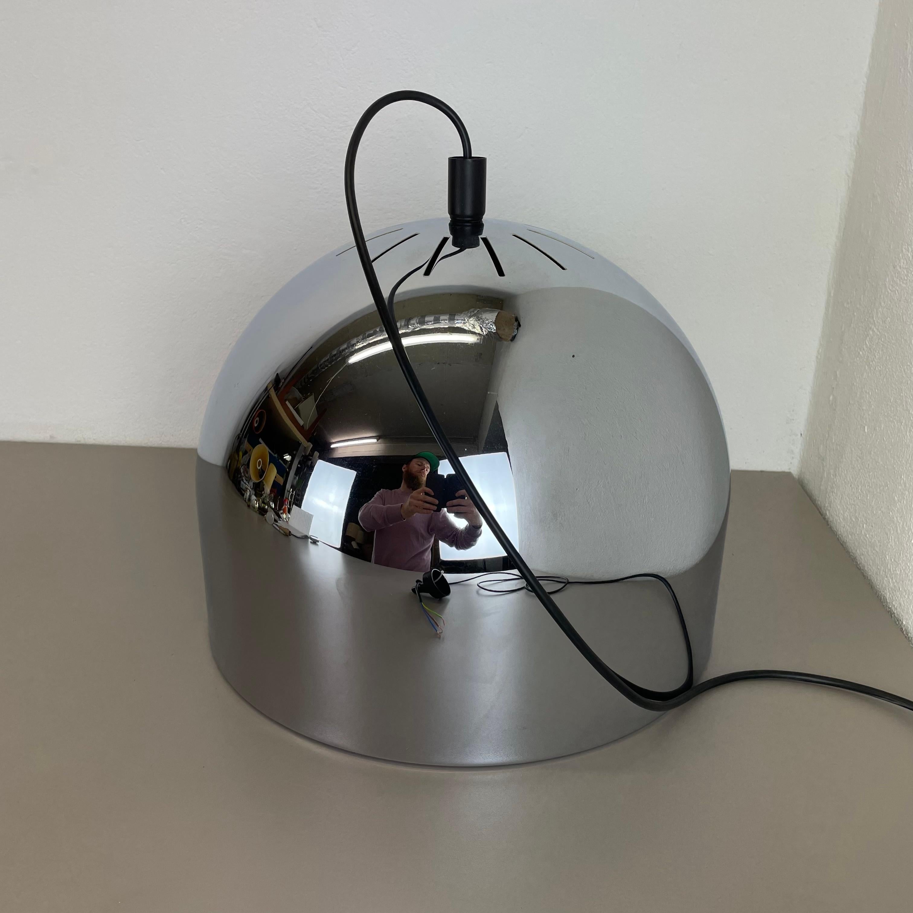 Xxl Chromed Metal Bubble Hanging Light by Rolf Krüger for Staff Lights, Germany For Sale 2