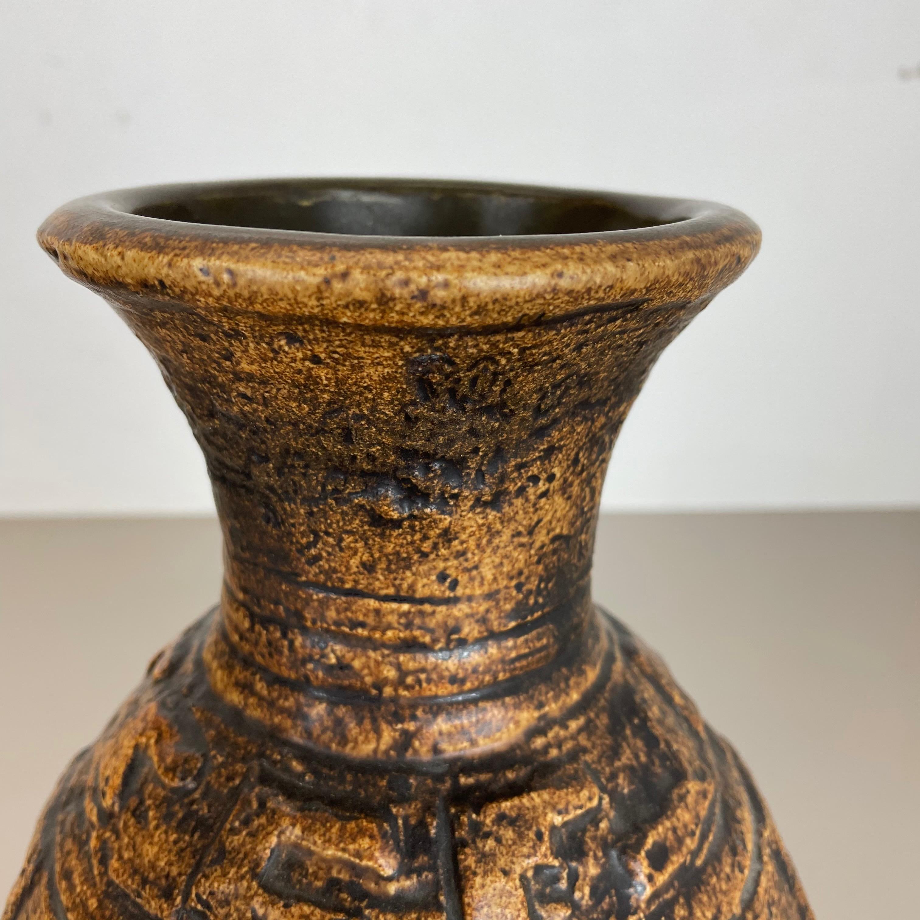 Vase XXL en poterie de lave grasse colorée 